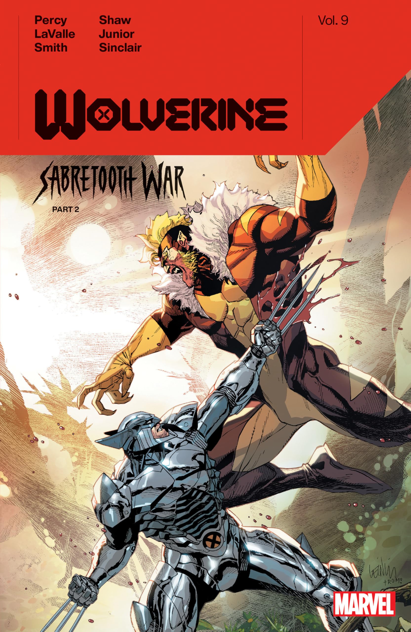 jaquette album WOLVERINE BY BENJAMIN PERCY VOL. 9: SABRETOOTH WAR PART 2