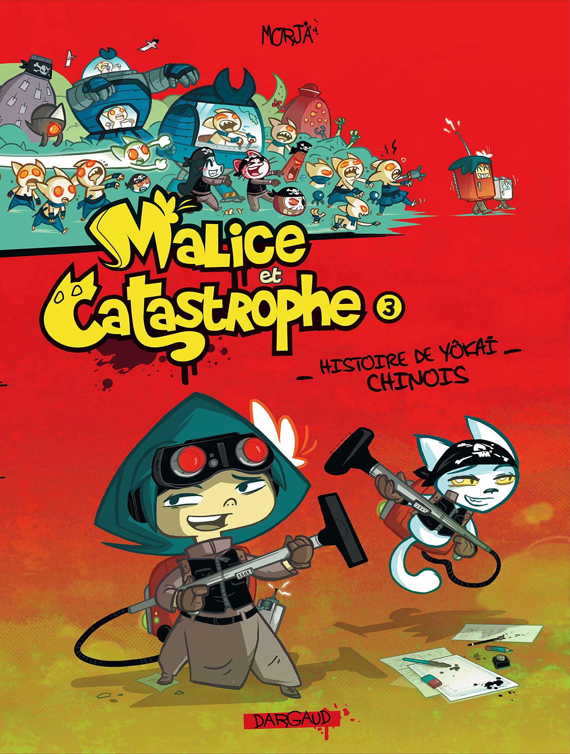 jaquette album Malice et Catastrophe - Tome 3 - Histoire de Yôkai chinois
