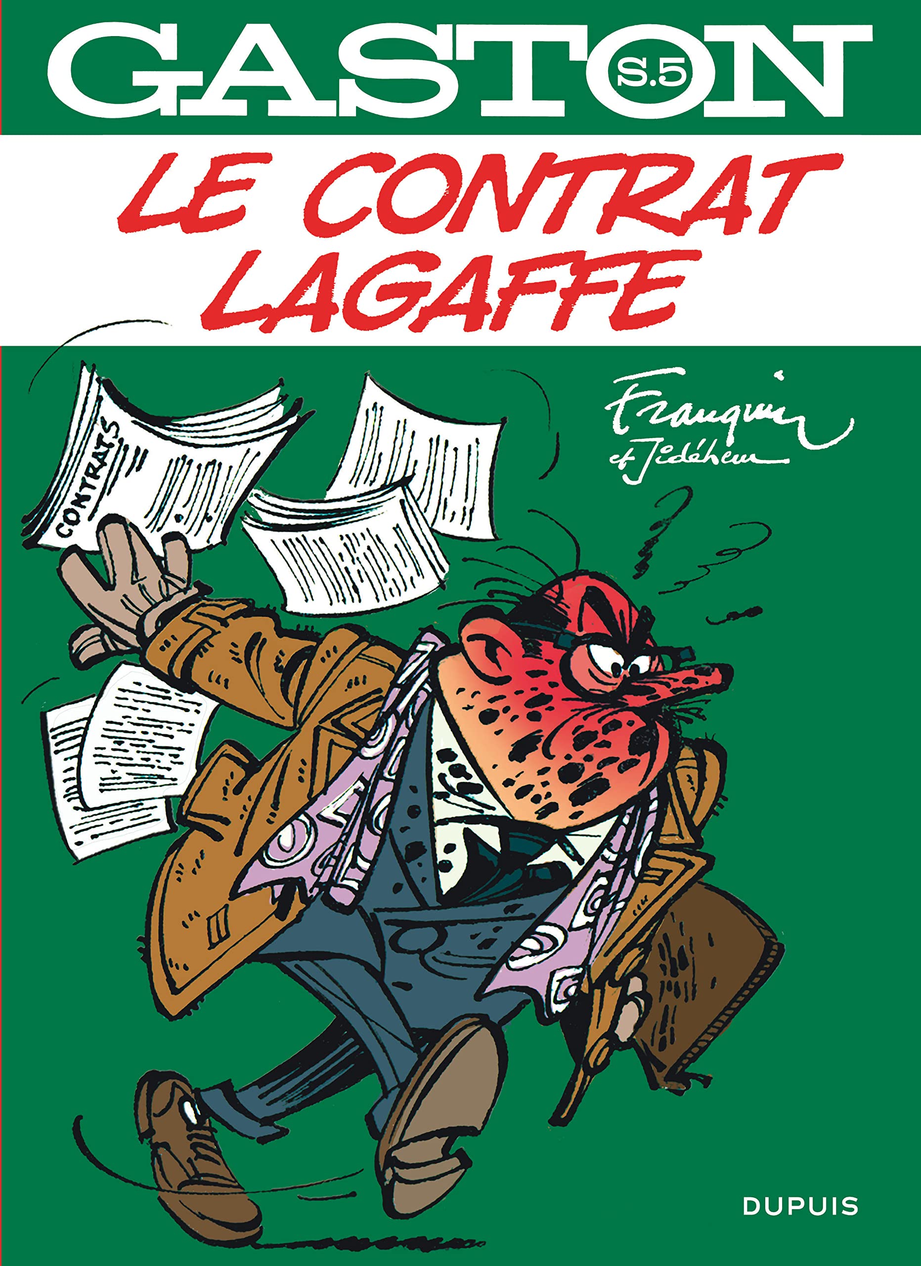 jaquette album Gaston - Hors-série - Tome 5 - Le contrat Lagaffe