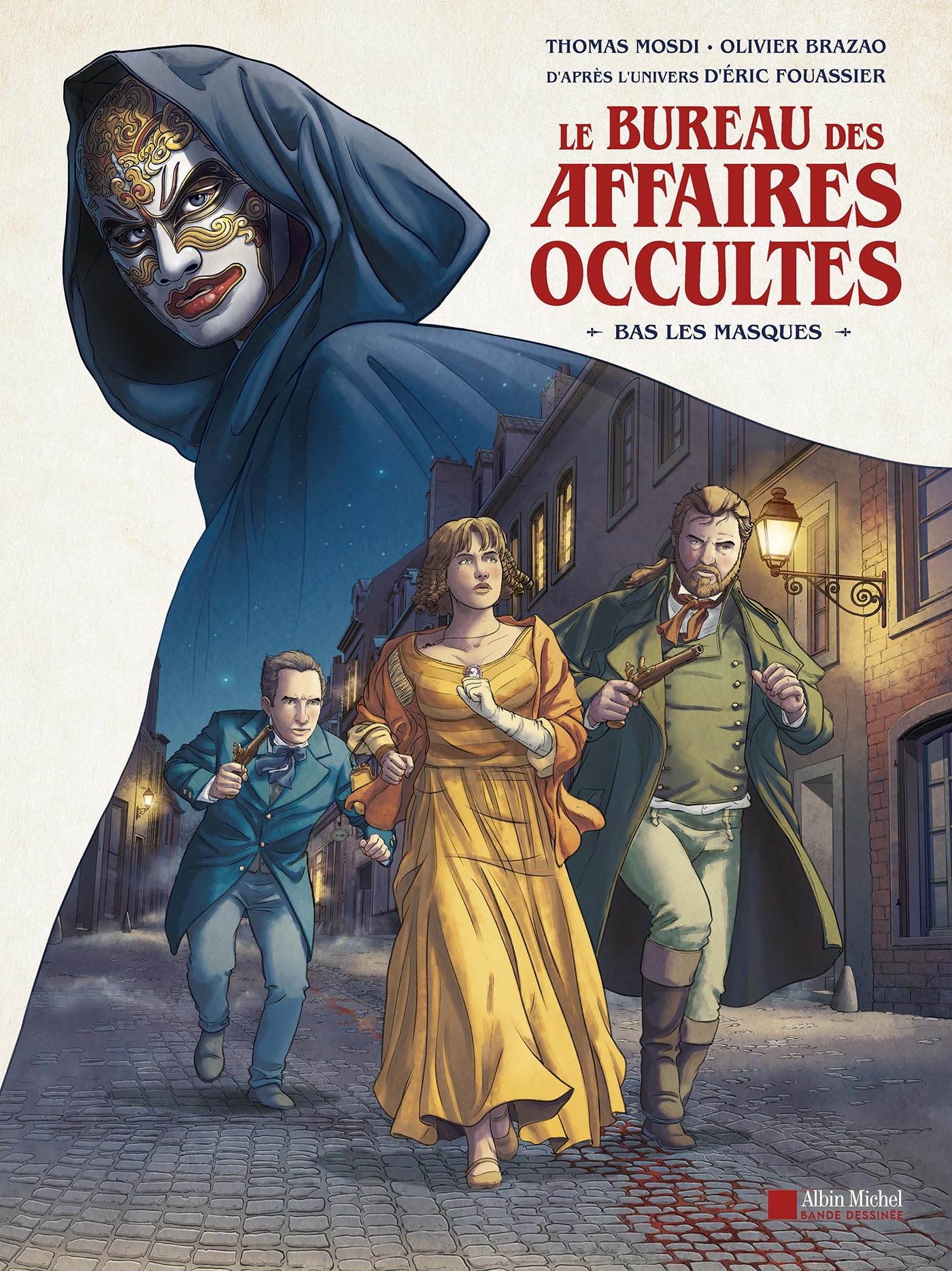 jaquette album Le Bureau des affaires occultes - Bas les masques (BD)