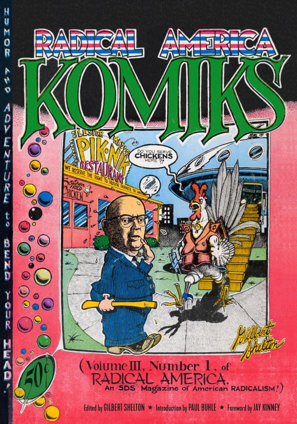 jaquette album Radical America Komiks