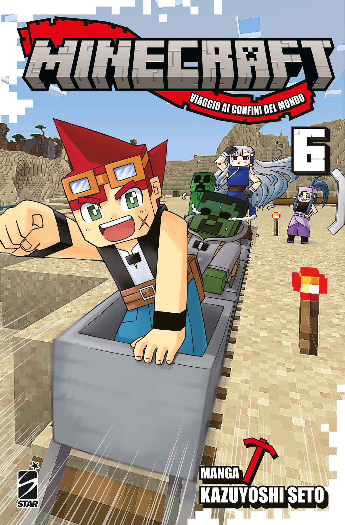 jaquette album Minecraft. Viaggio ai confini del mondo (Vol. 6)
