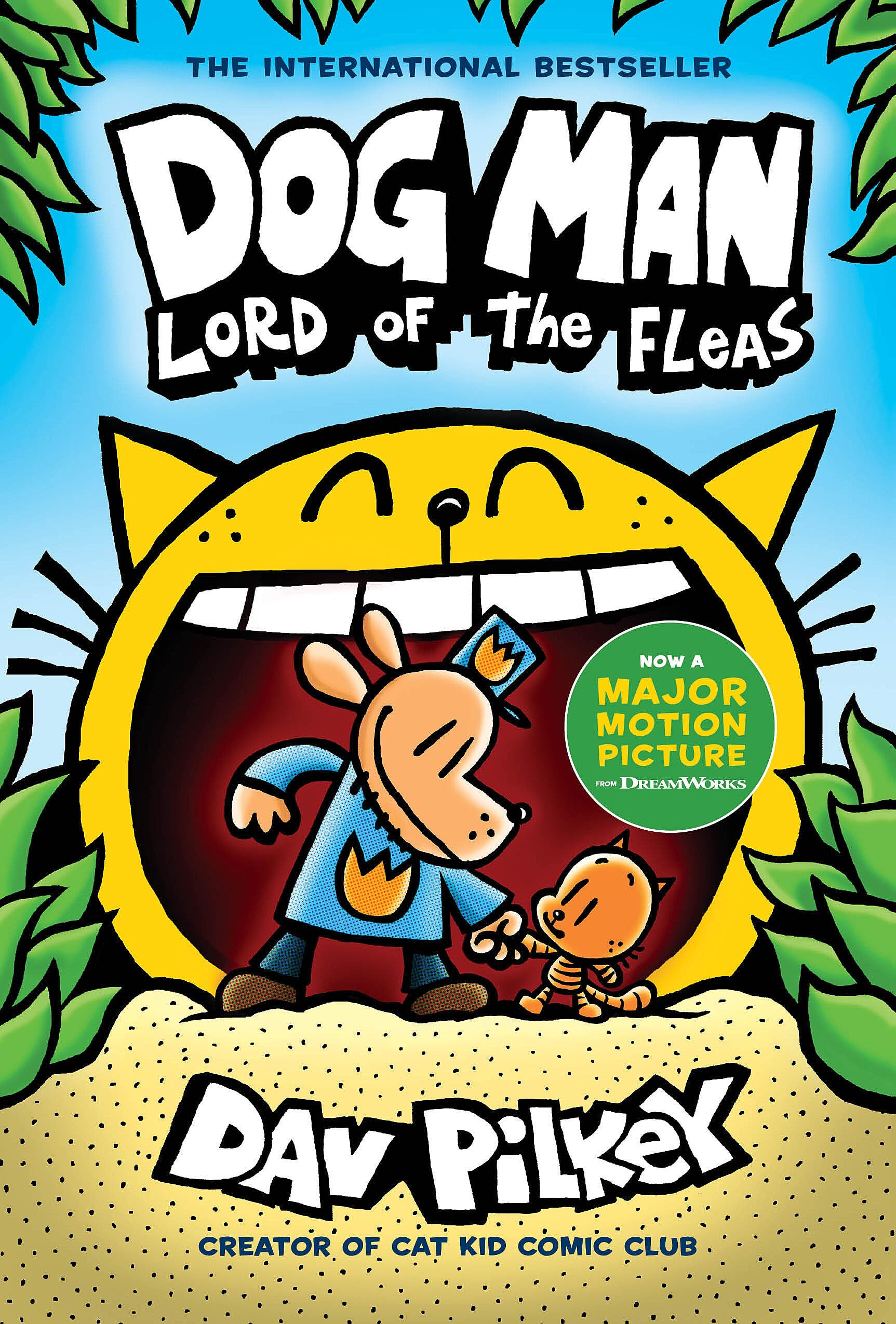 jaquette album Dog Man: Lord of the Fleas: A Graphic Novel (Dog Man #5): From the Creator of Captain Underpants (Volume 5)