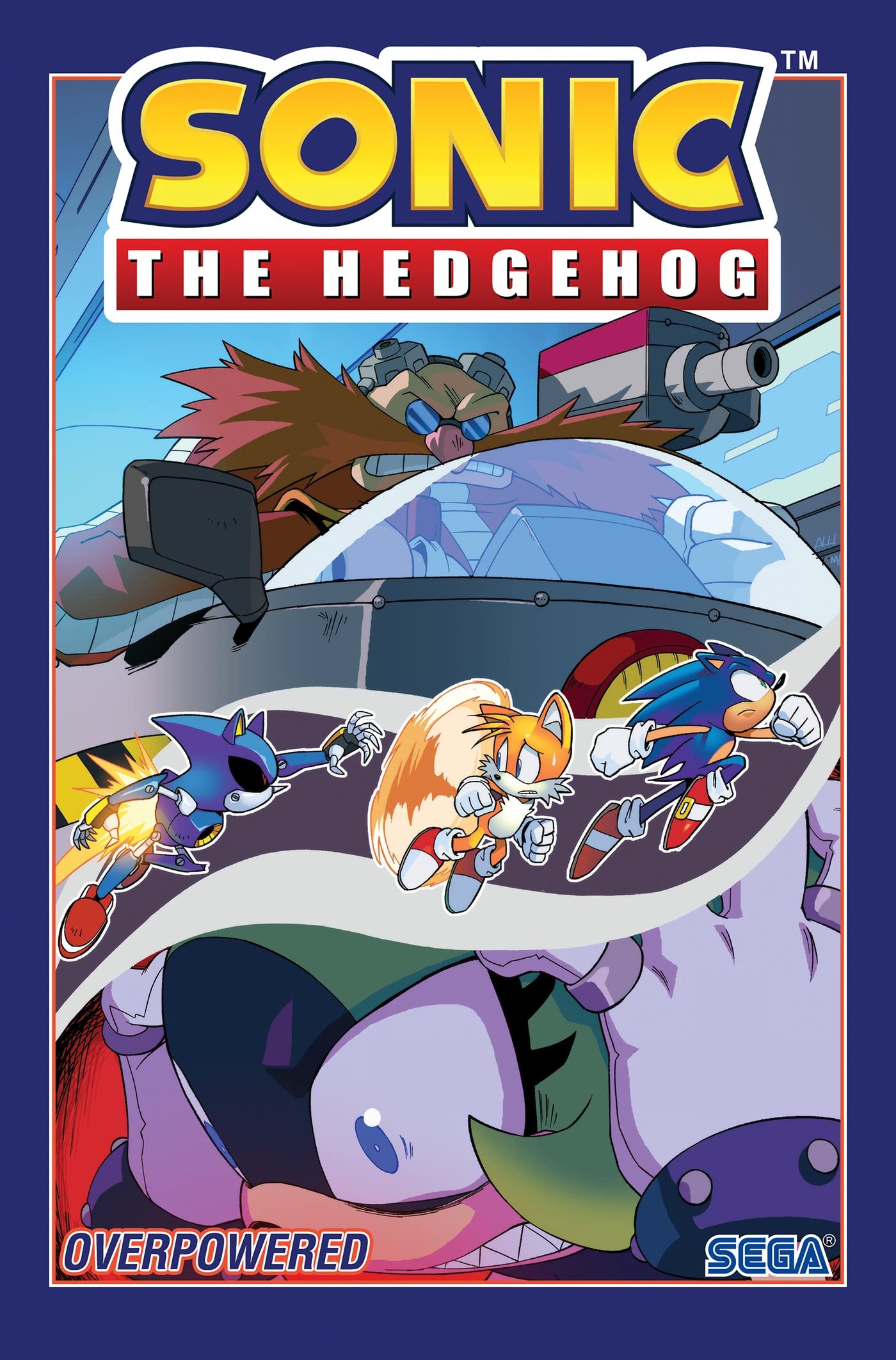 jaquette album Sonic The Hedgehog, Vol. 14: Overpowered