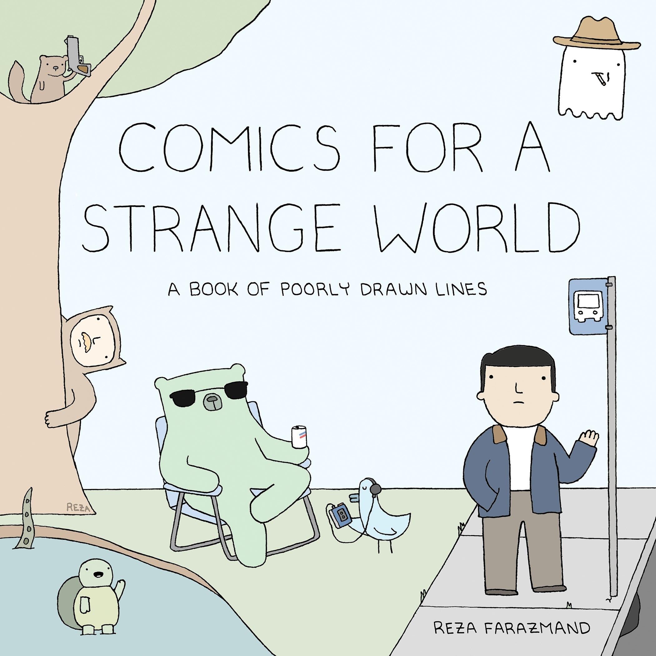 jaquette livre Comics for a Strange World: A Book of Poorly Drawn Lines