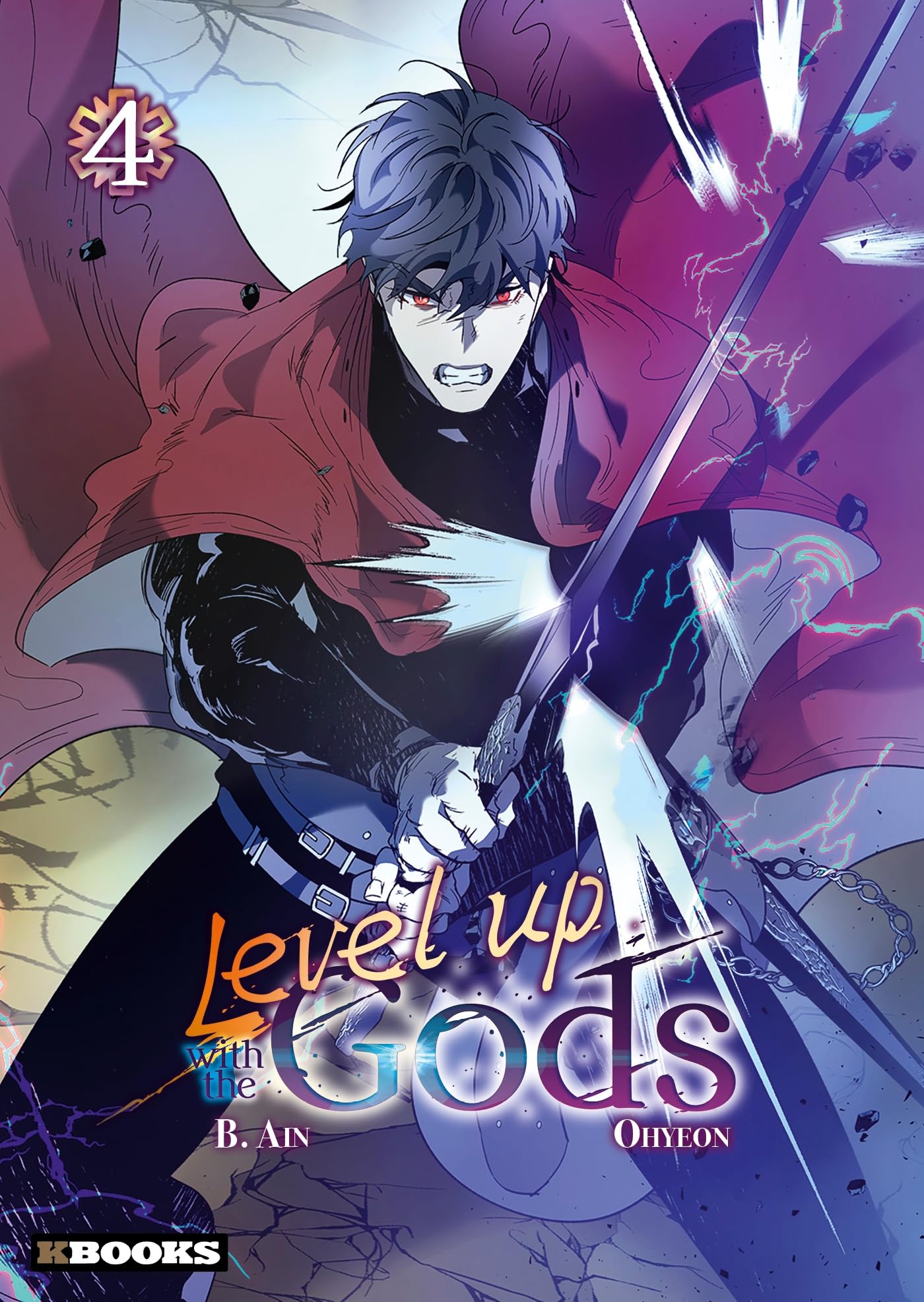 jaquette livre Level up with the Gods T04