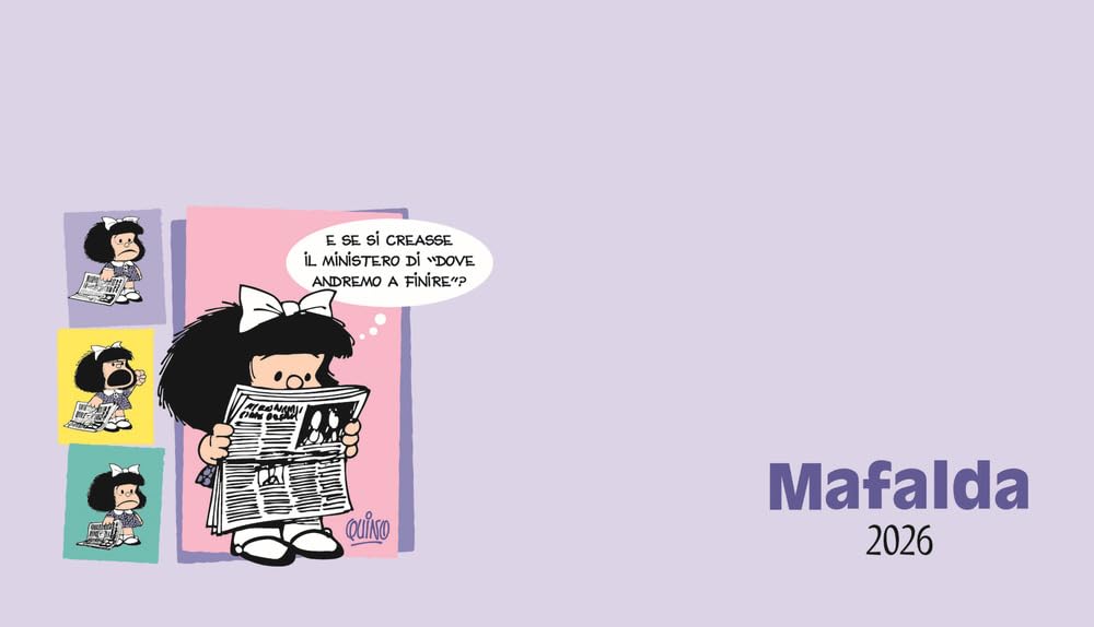 jaquette album Mafalda. Agenda orizzontale 2026