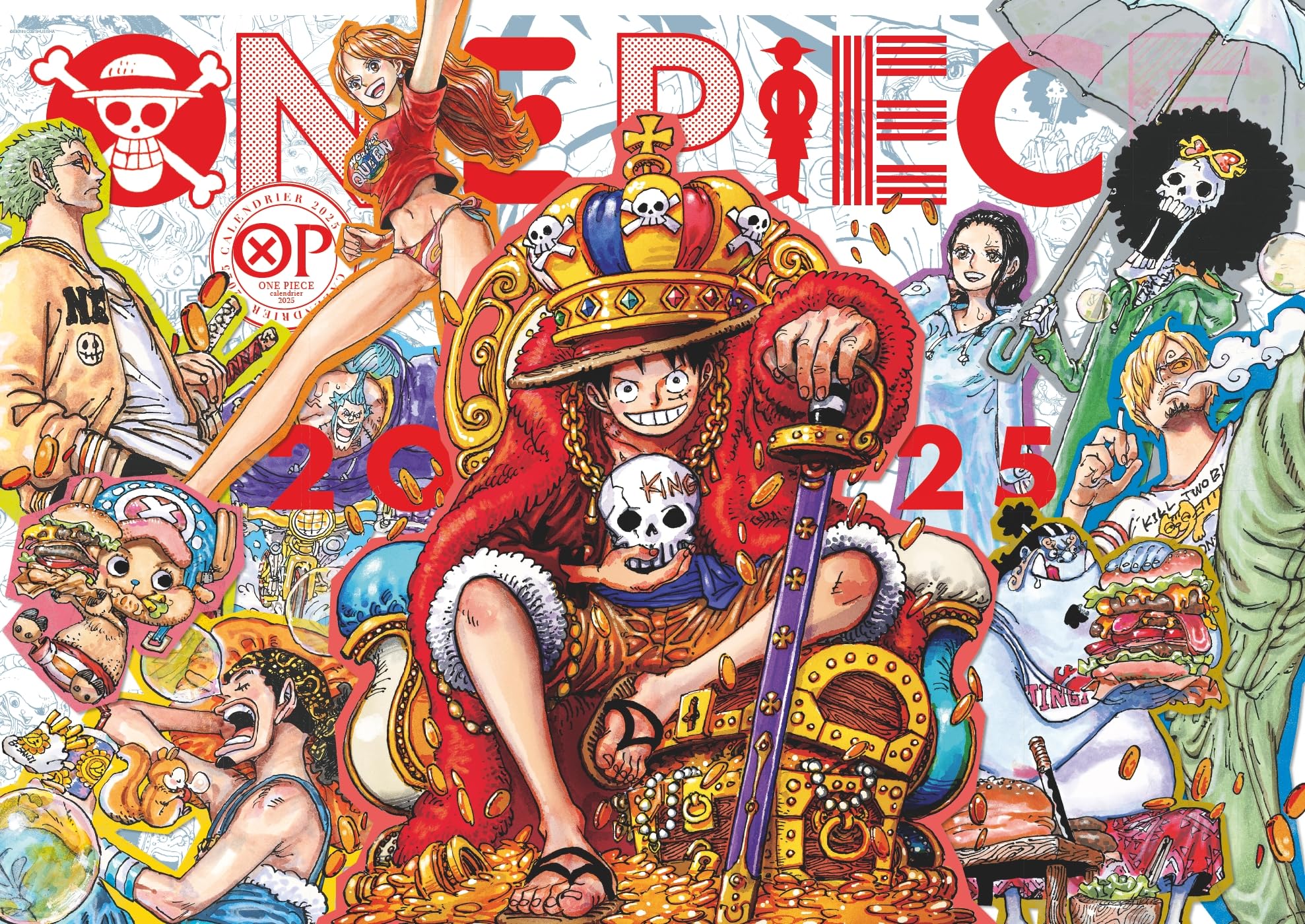 jaquette livre One Piece - Calendrier 2025