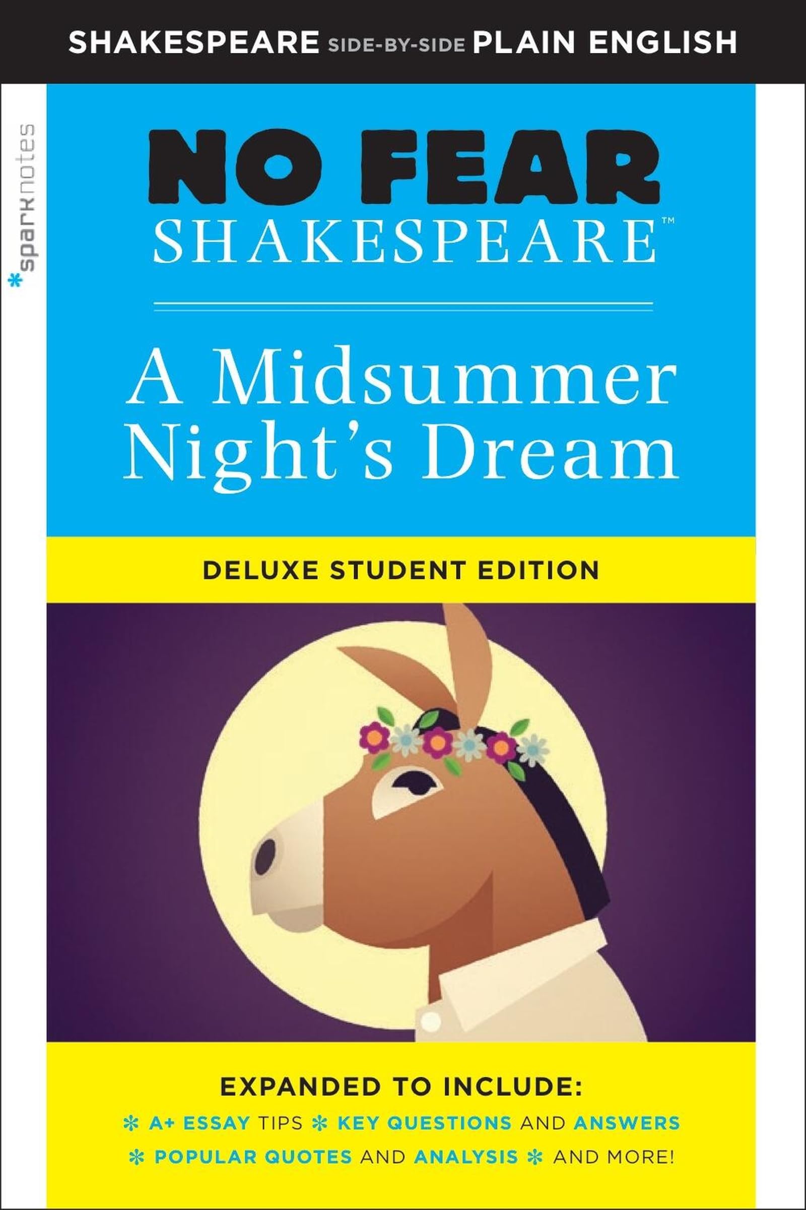 jaquette album A Midsummer Night's Dream (No Fear Shakespeare): No Fear Shakespeare Deluxe Student Editions - Shakespeare Side-by-Side Plain English