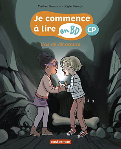jaquette album Je Commence À Lire En Bd - Cp - L'os De Dinosaure