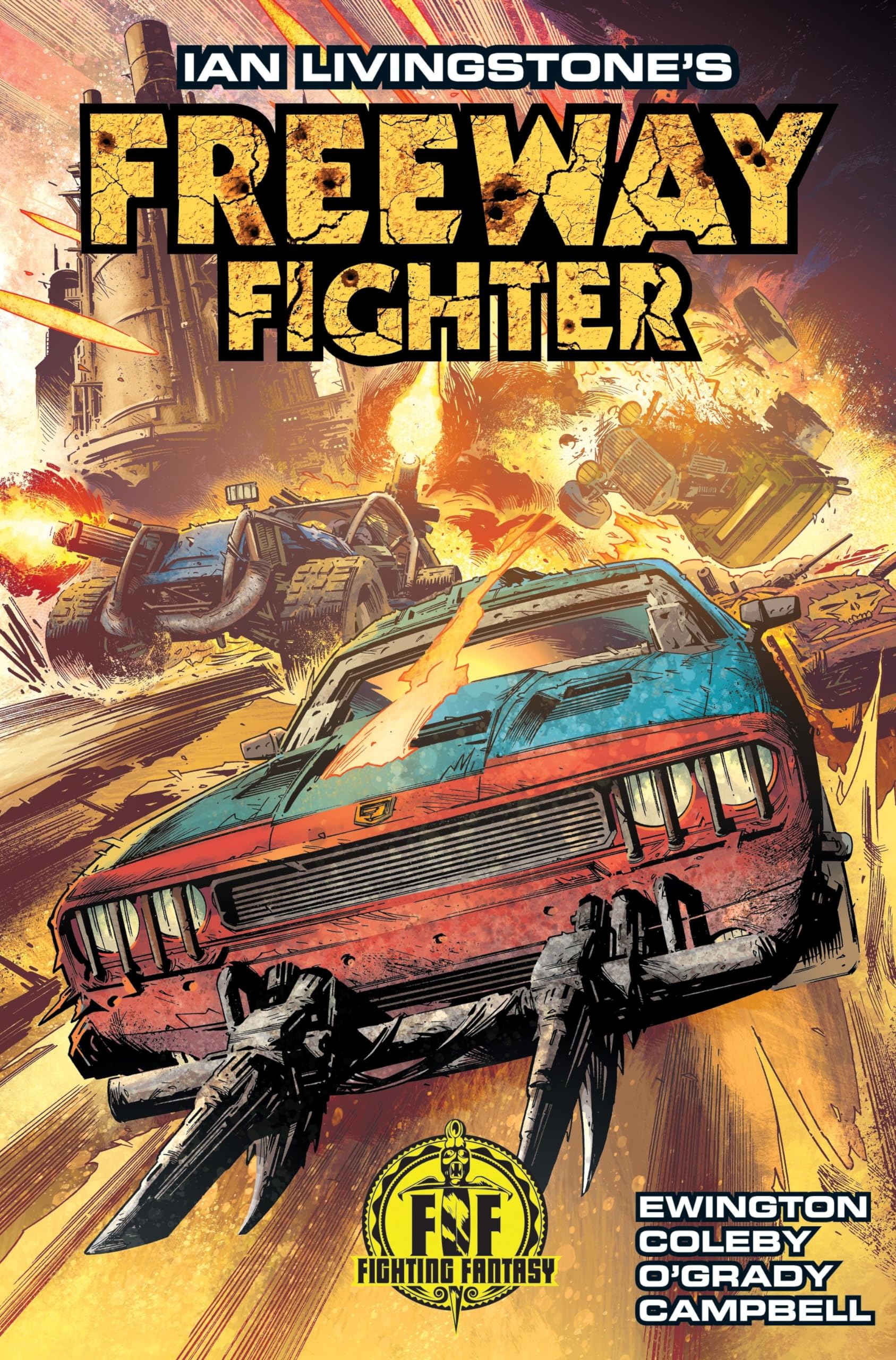 jaquette album Ian Livingstone's Freeway Fighter