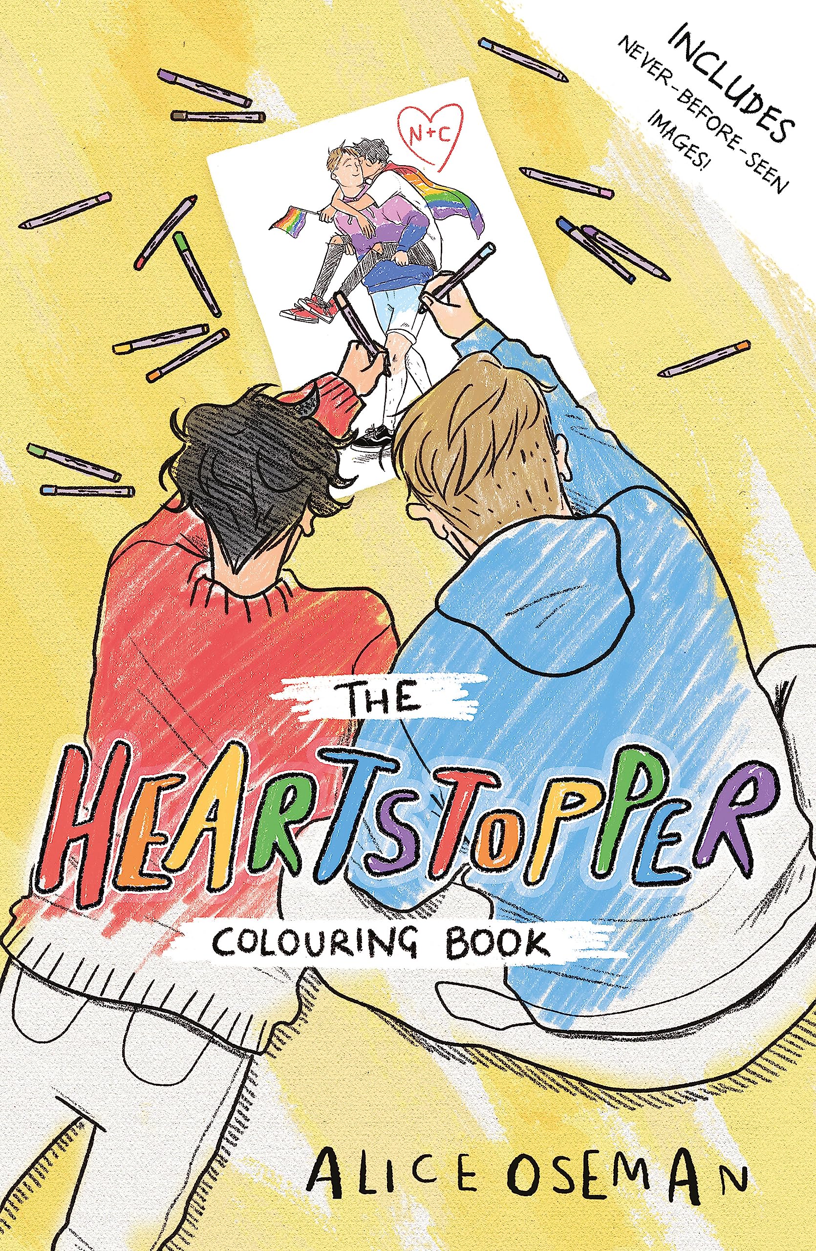 jaquette album The Official Heartstopper Colouring Book: The phenomenal graphic novel series, also on Netflix!