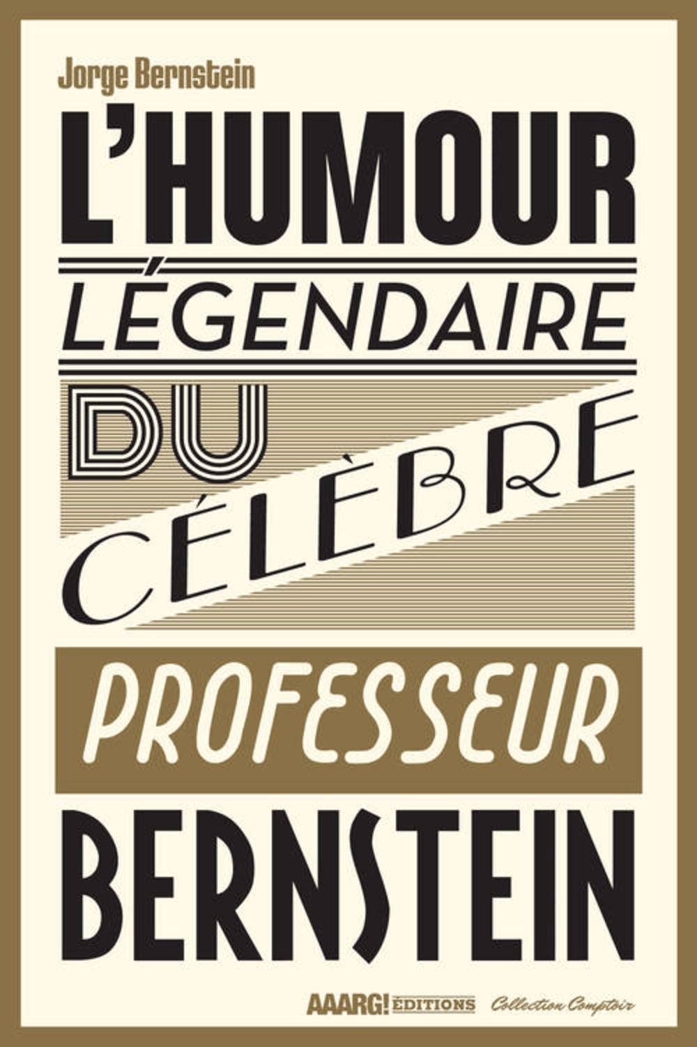 jaquette album L'humour légendaire du professeur Bernstein