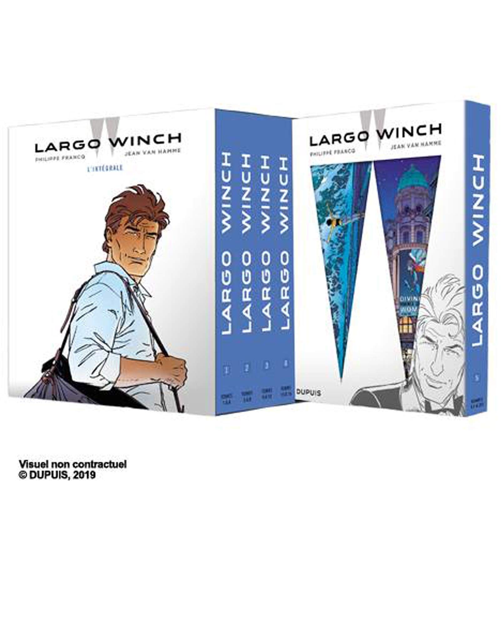 jaquette album COFFRET LARGO WINCH LE FIGARO
