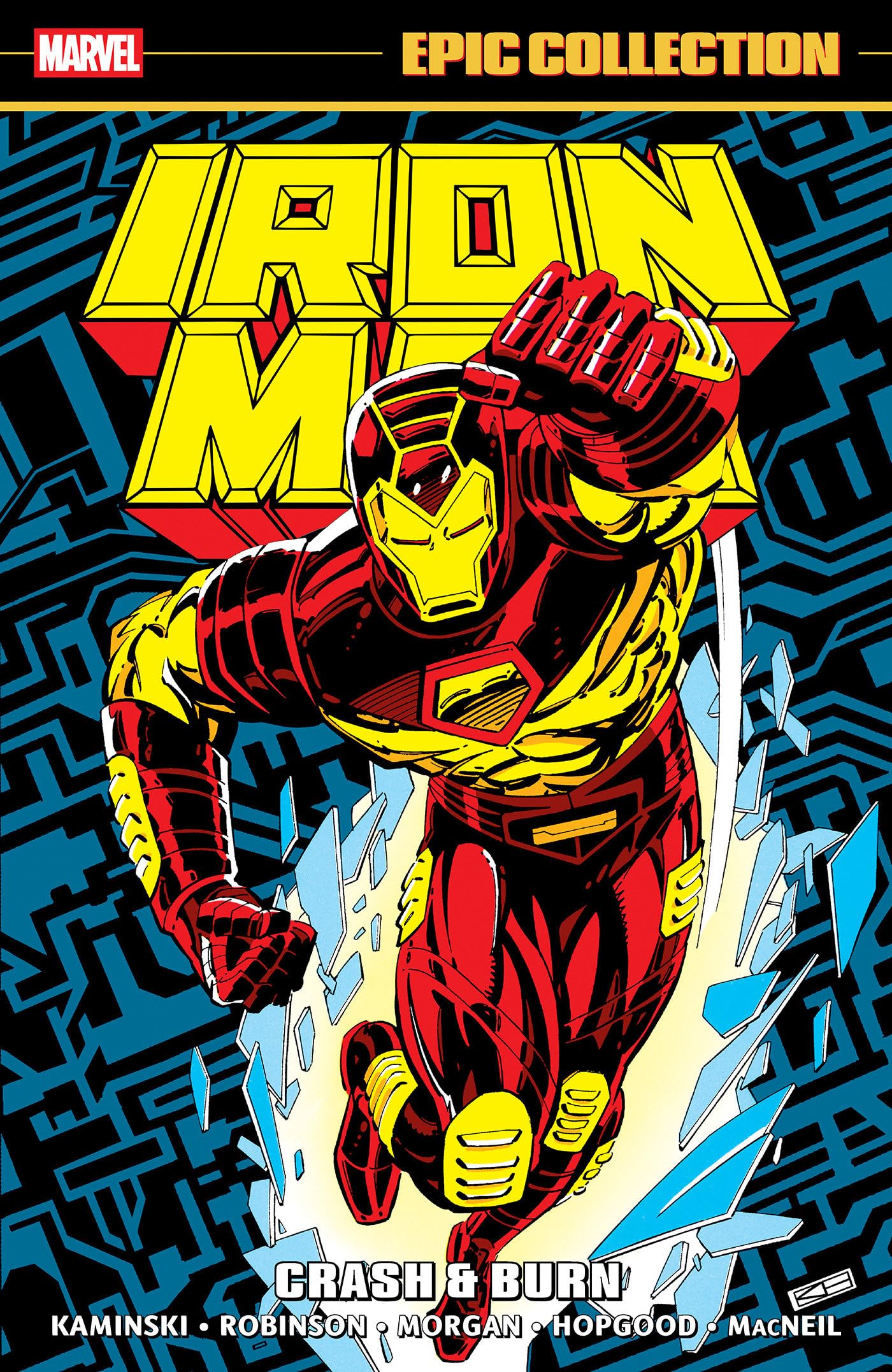 jaquette livre Iron Man Epic Collection: Crash & Burn
