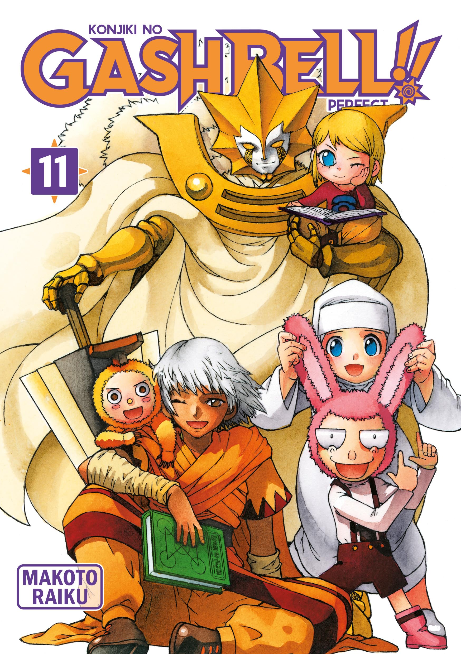 jaquette livre Gash Bell!! - Tome 11 - Perfect Edition