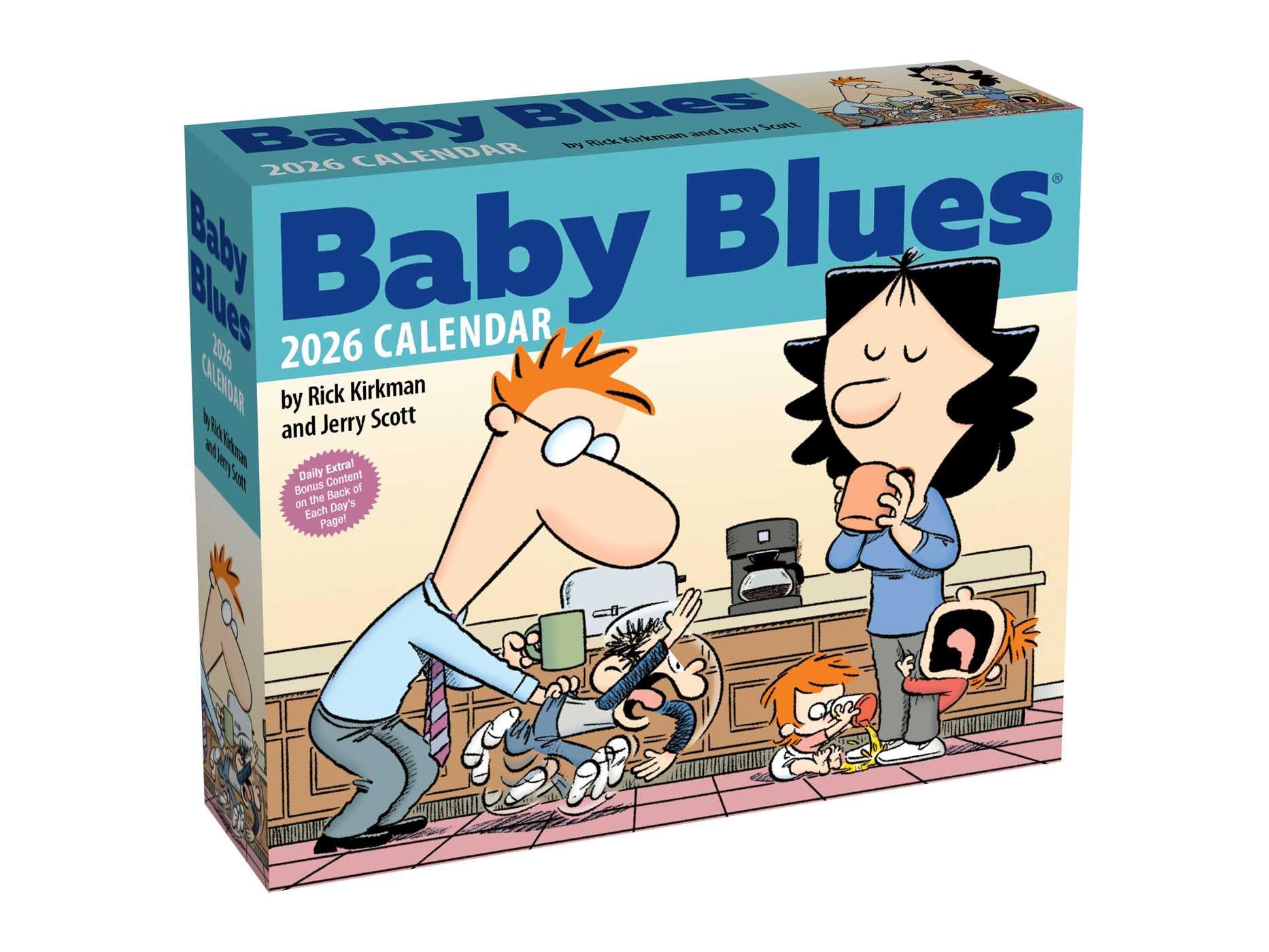 jaquette livre Baby Blues 2026 Day-to-Day Calendar