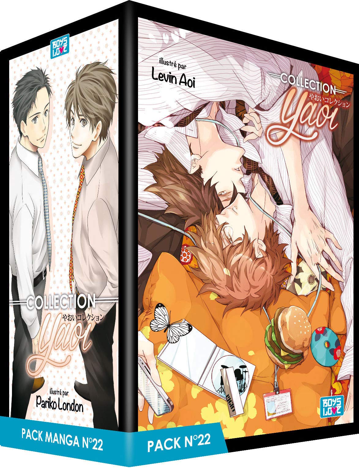 jaquette album Pack Boy's Love - Partie 22 - 5 Mangas (Livres) - Yaoi
