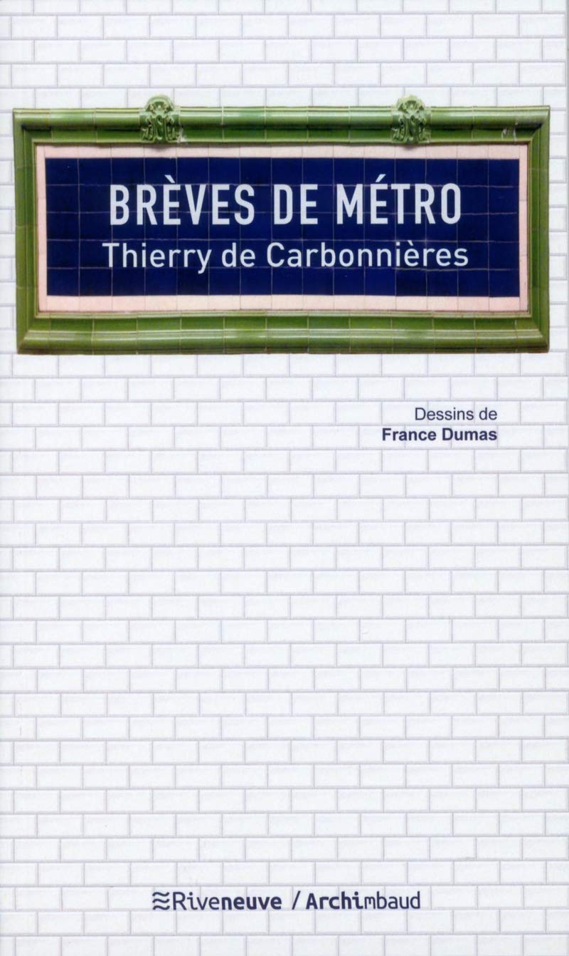 jaquette album Brèves de métro