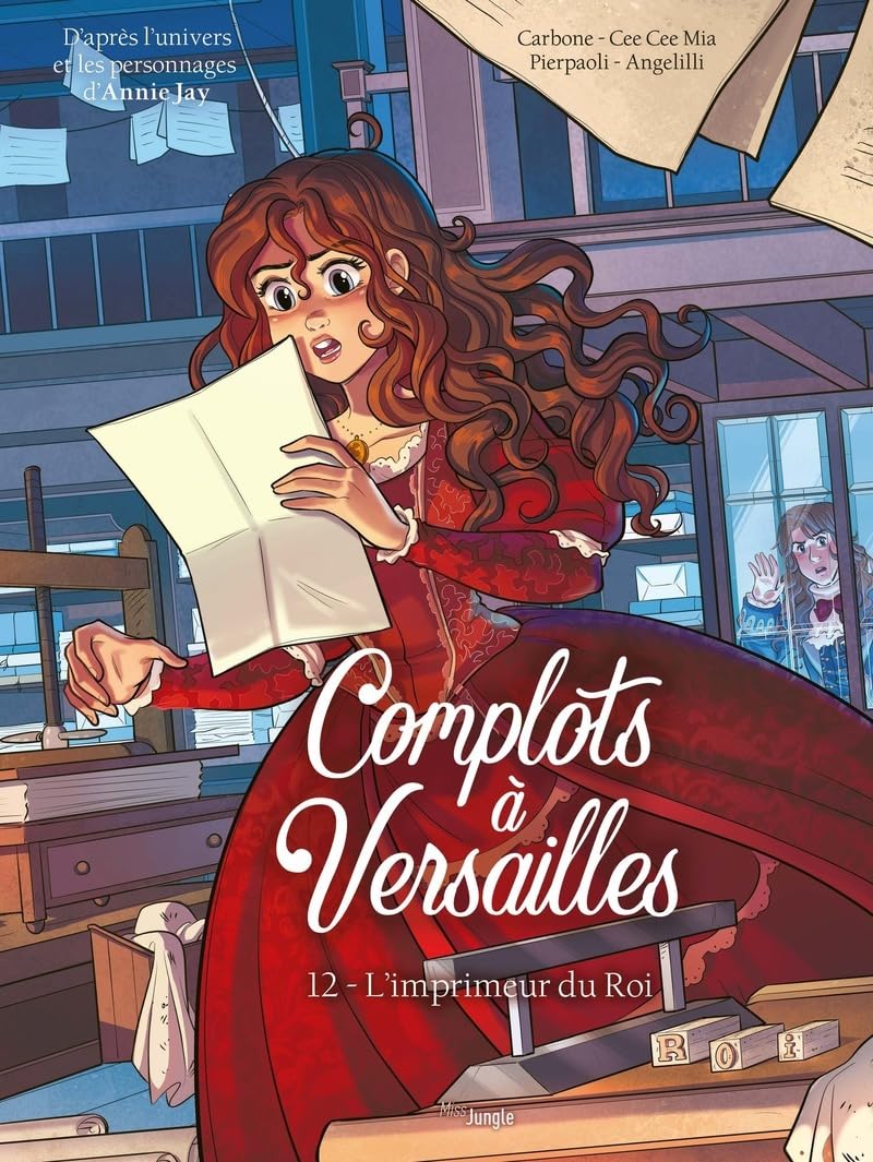 jaquette album Complots à Versailles - Tome 12 L'imprimeur du Roi (12)