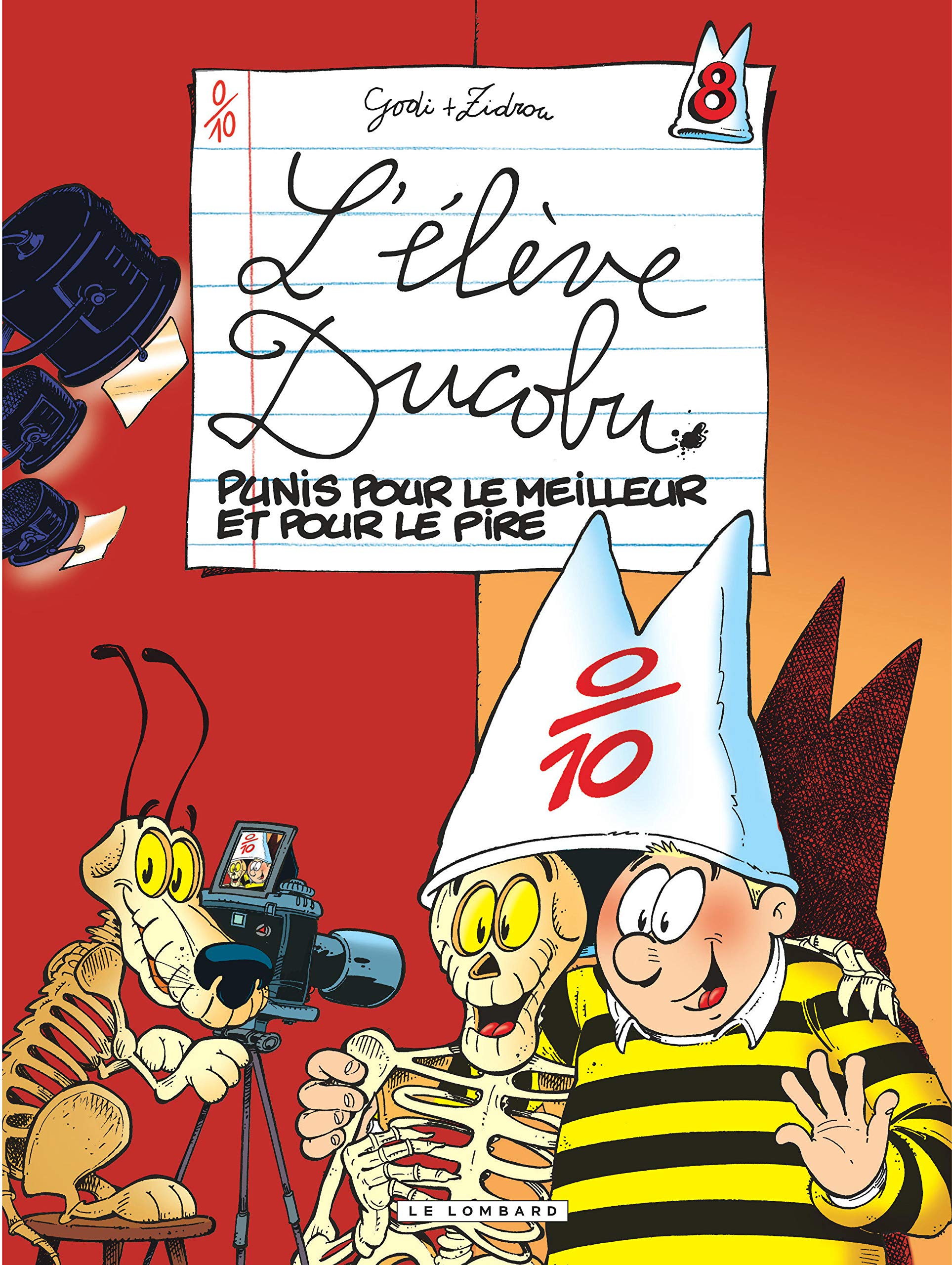 jaquette album L'élève Ducobu, tome 8 : punis pour le meilleur et le pire