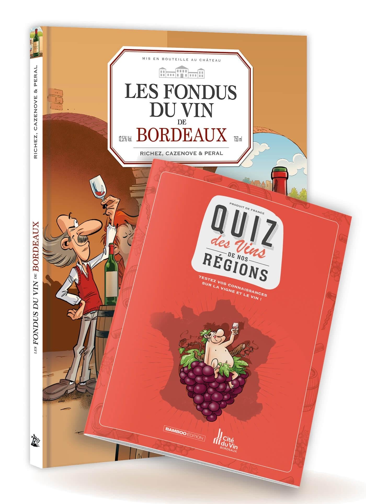 jaquette album Les Fondus du vin : Bordeaux + quiz offert