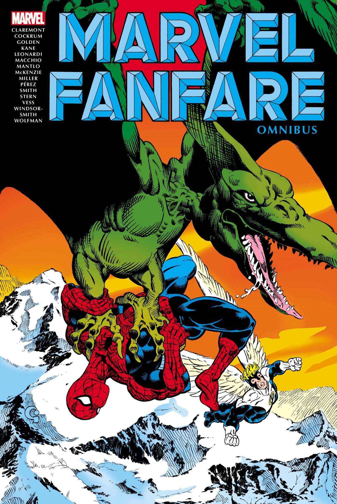 jaquette album MARVEL FANFARE OMNIBUS VOL. 1 MICHAEL GOLDEN COVER