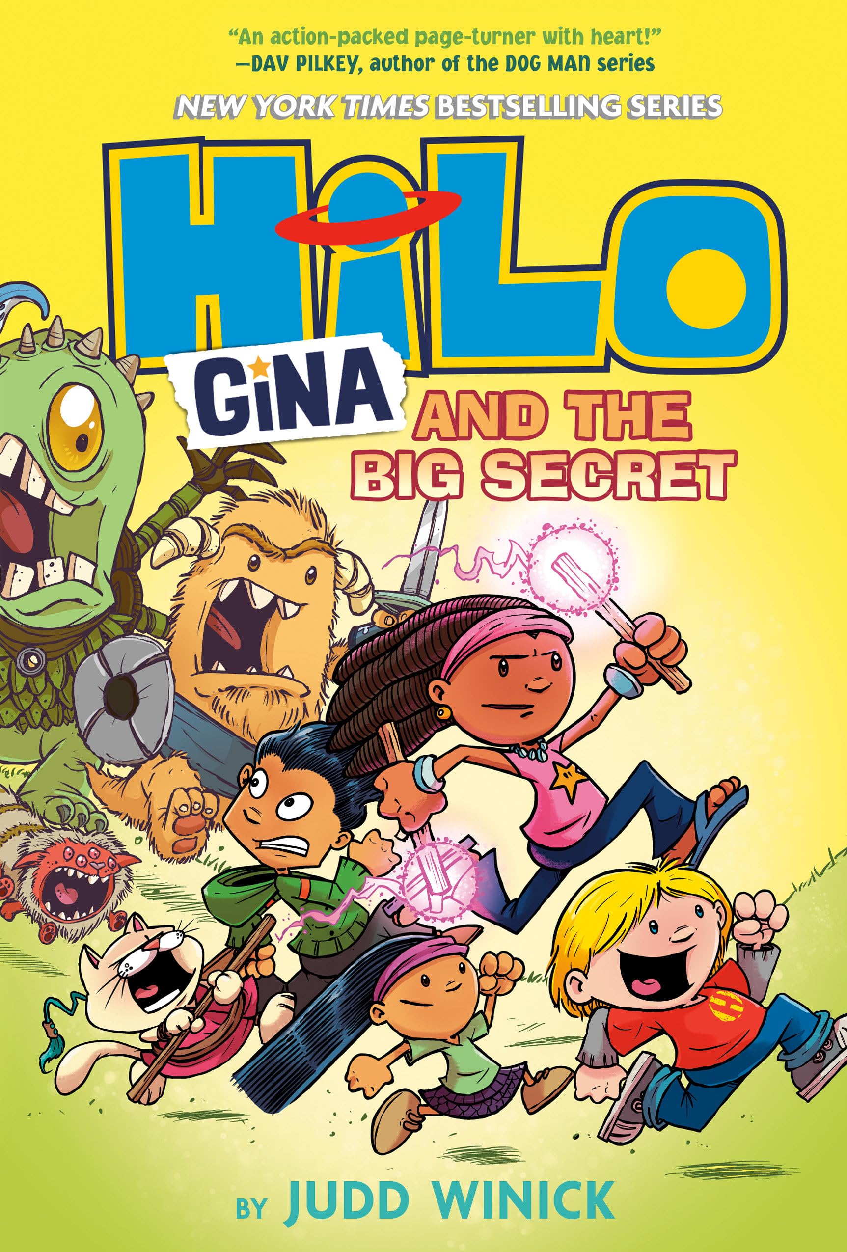 jaquette album Hilo Book 8: Gina and the Big Secret: (A Graphic Novel)