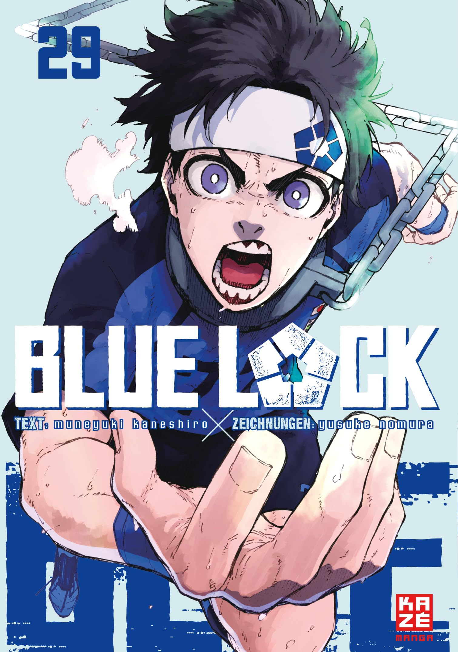 jaquette album Blue Lock - Band 29: Mögen die Spiele beginnen | Fußball und Mindgames | Battle Royal der Stürmer