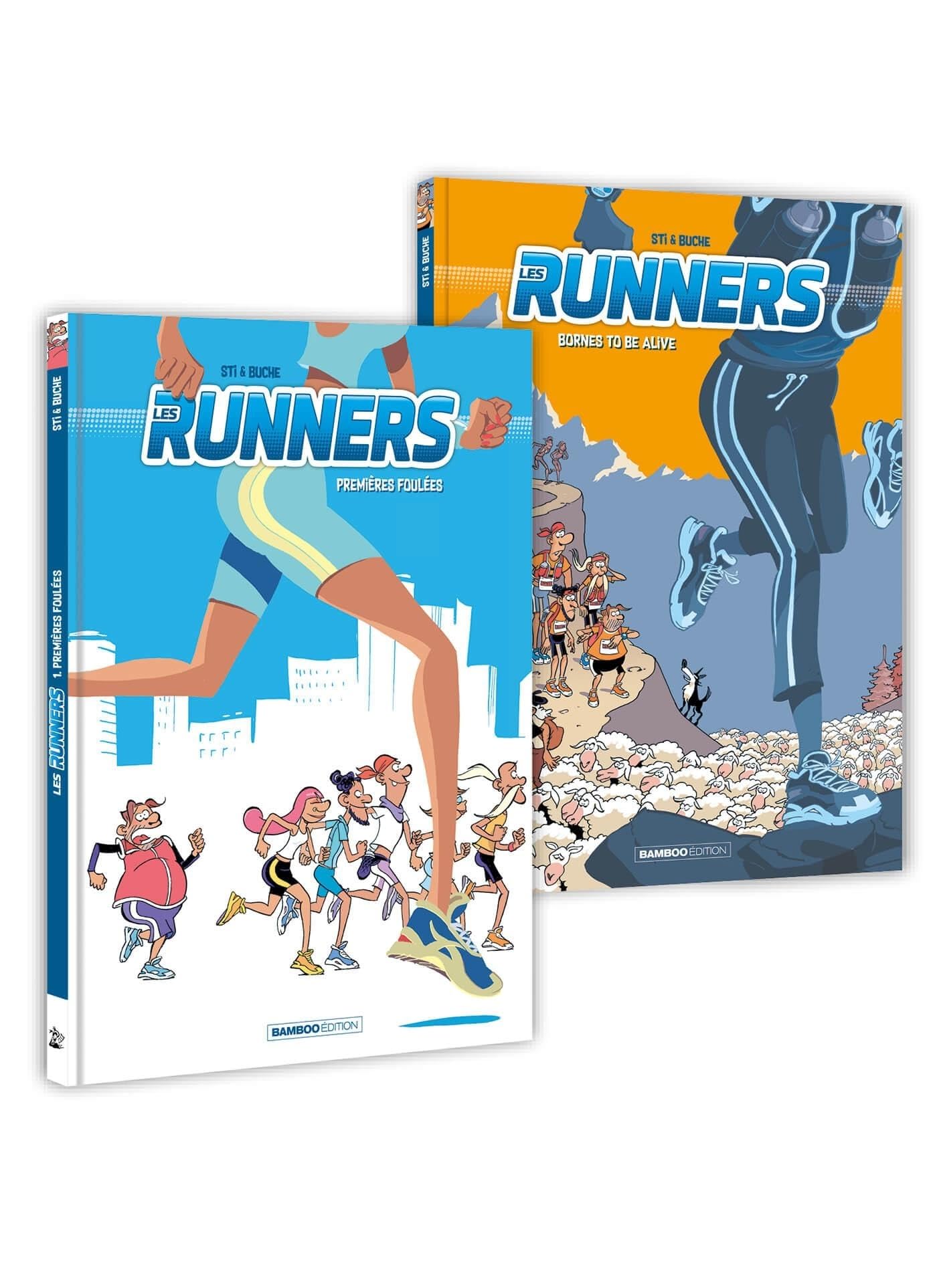 jaquette album Les Runners - pack t01 + t02