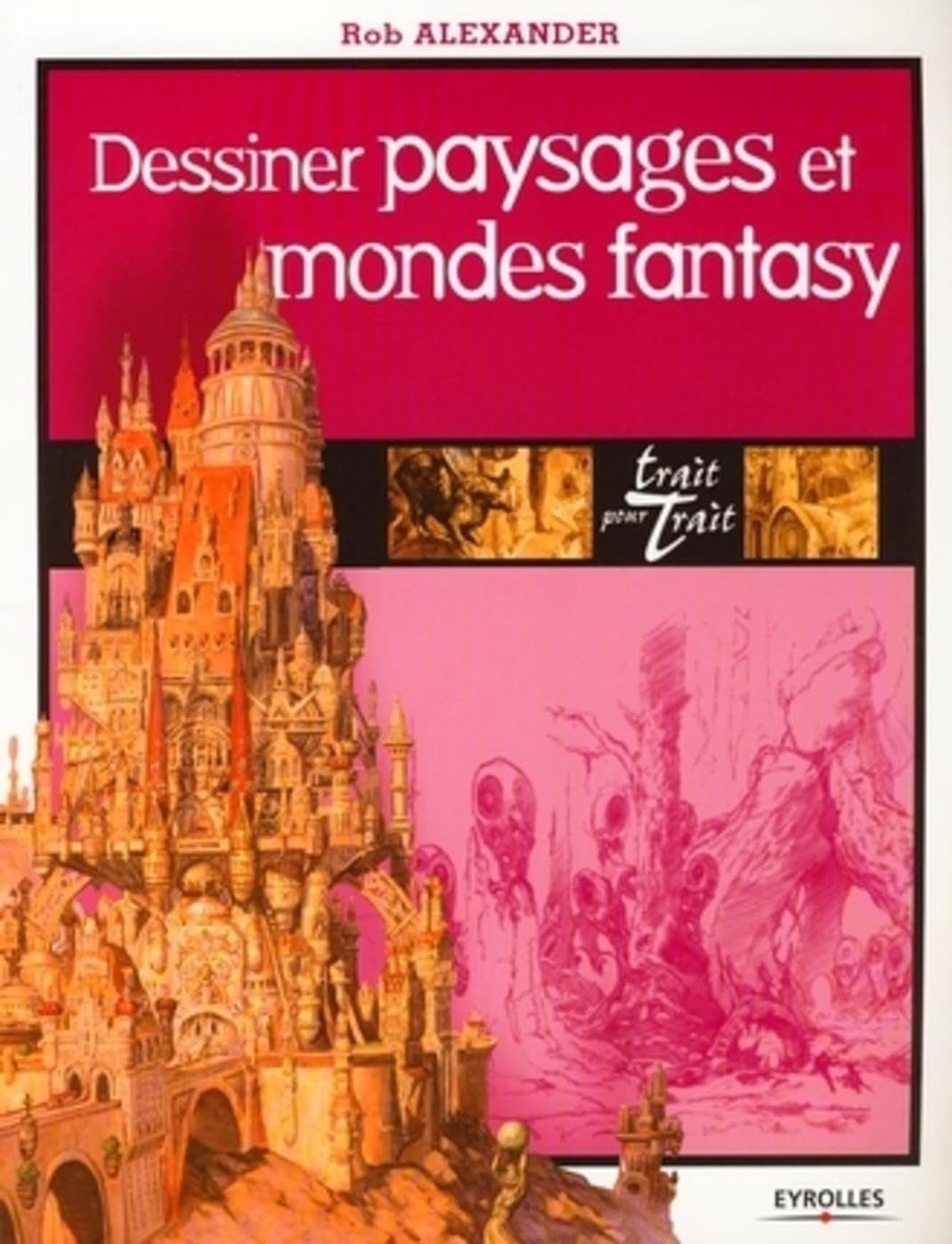 jaquette livre Dessiner paysages et mondes fantasy