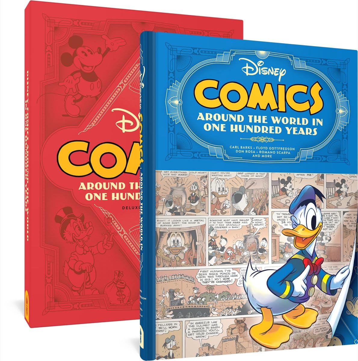 jaquette livre Disney Comics: Around the World in One Hundred Years