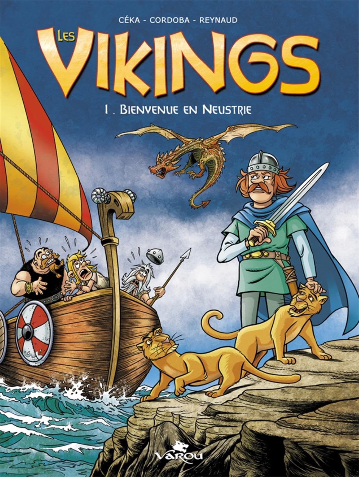 jaquette album Les Vikings Tome 1 : Bienvenue à Neustrie