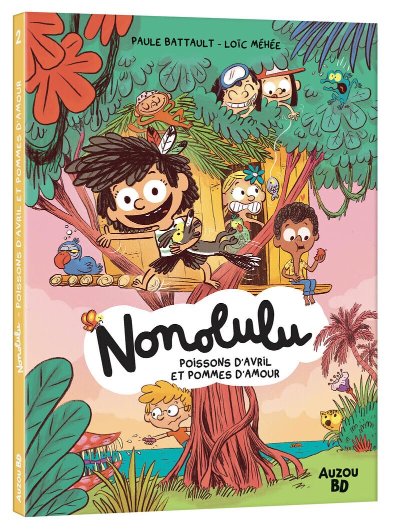 jaquette album Nonolulu - tome 2 - poissons d'avril et pomme d'amour (02)
