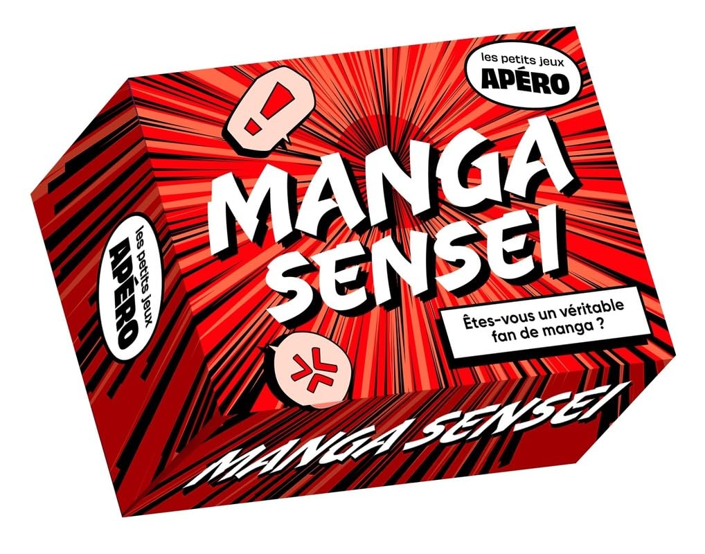 jaquette album Manga Sensei - Petit Apéro: Le jeu ultime pour tester sa culture manga !