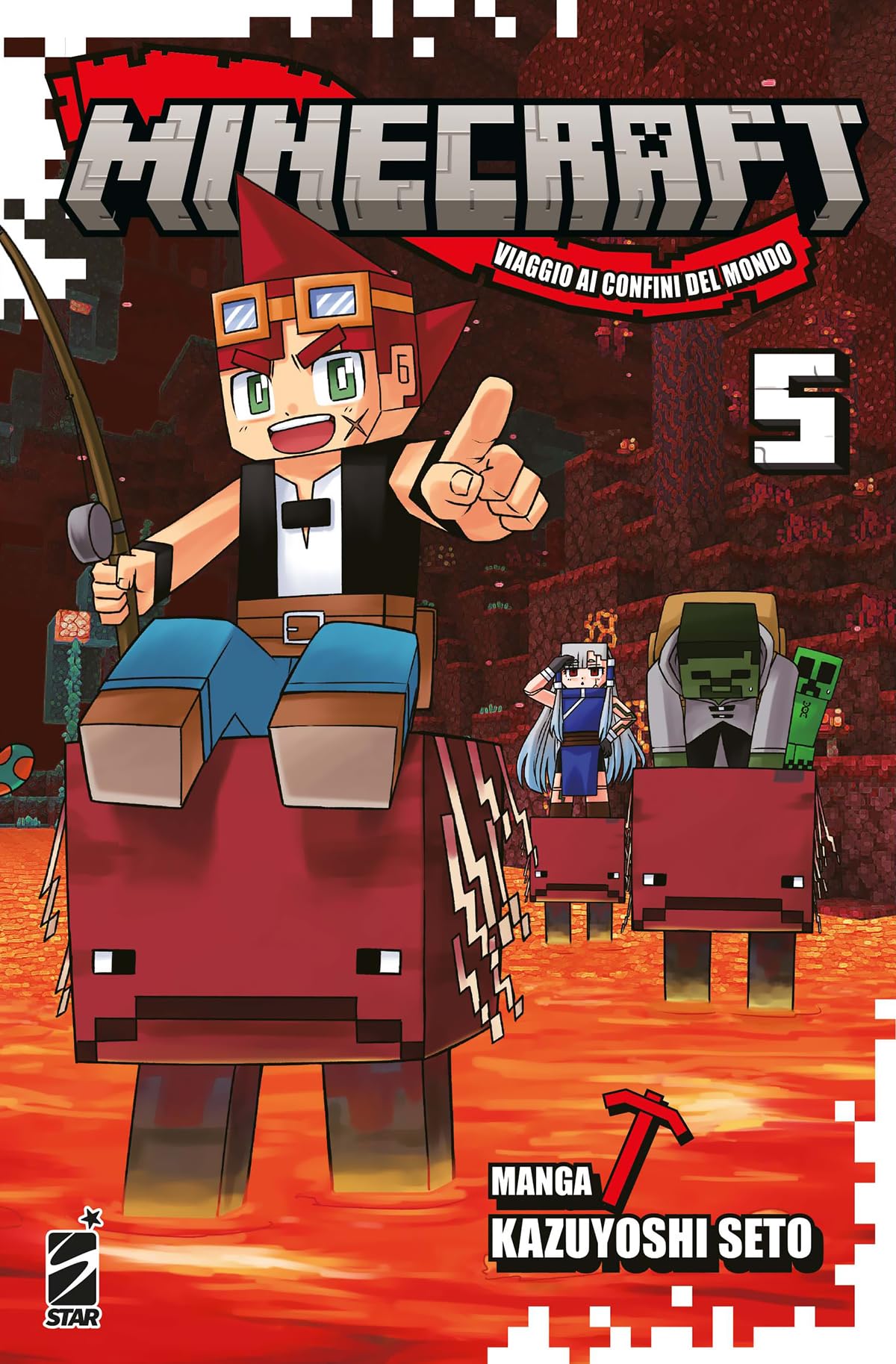 jaquette album Minecraft. Viaggio ai confini del mondo (Vol. 5)