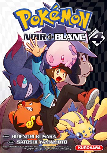jaquette album Pokémon - La Grande Aventure - Noir et Blanc - Tome 4