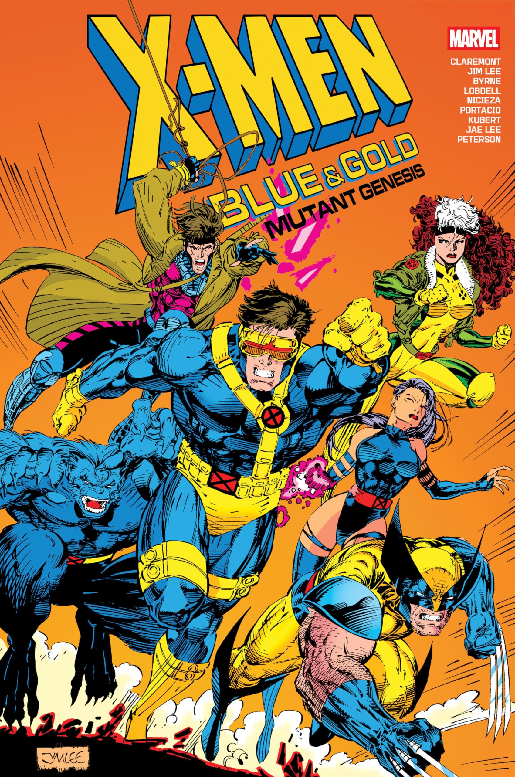 jaquette livre X-Men: Blue & Gold - Mutant Genesis Omnibus