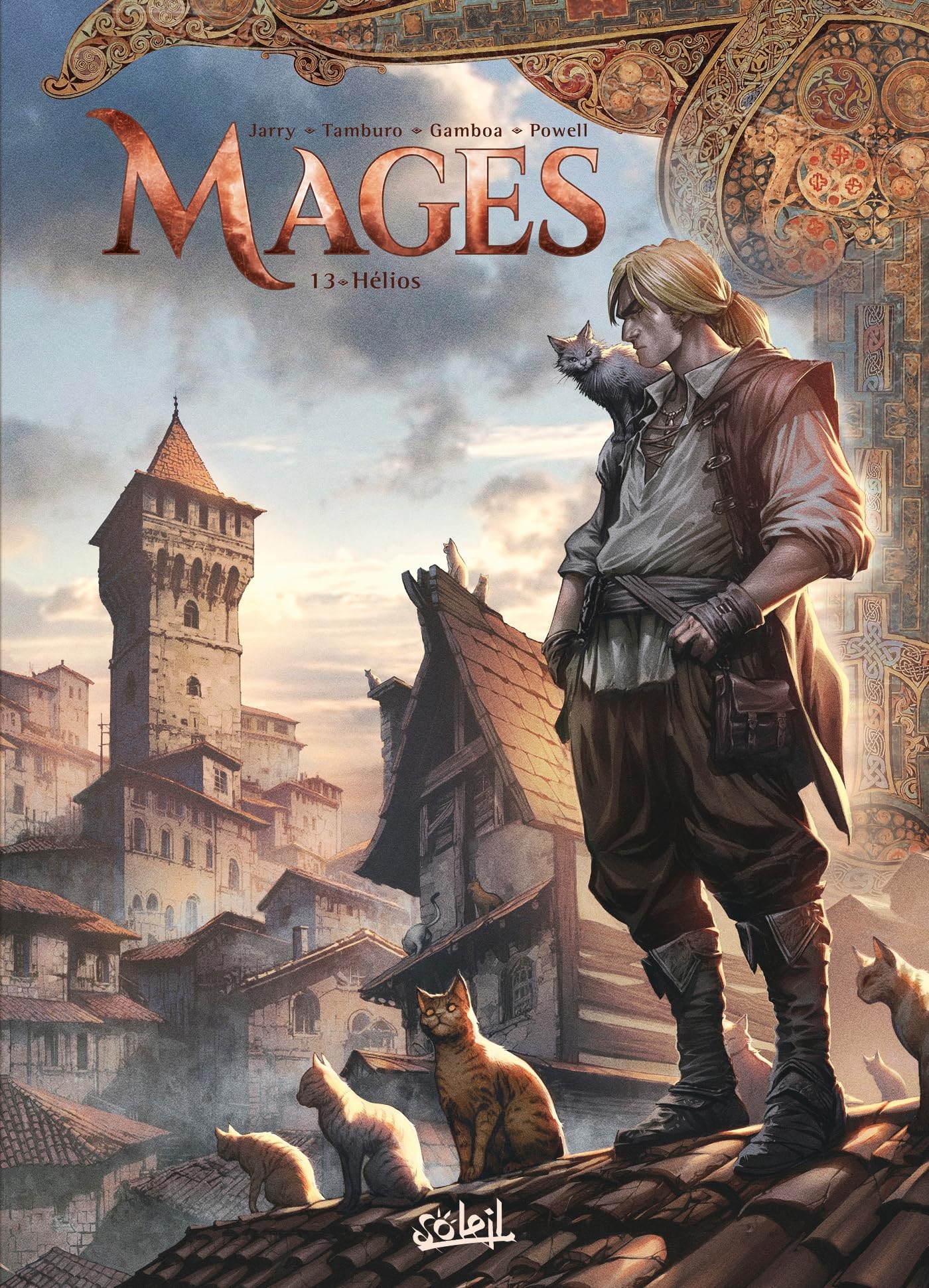 jaquette album Mages T13 - Guerres d'Arran: Helios