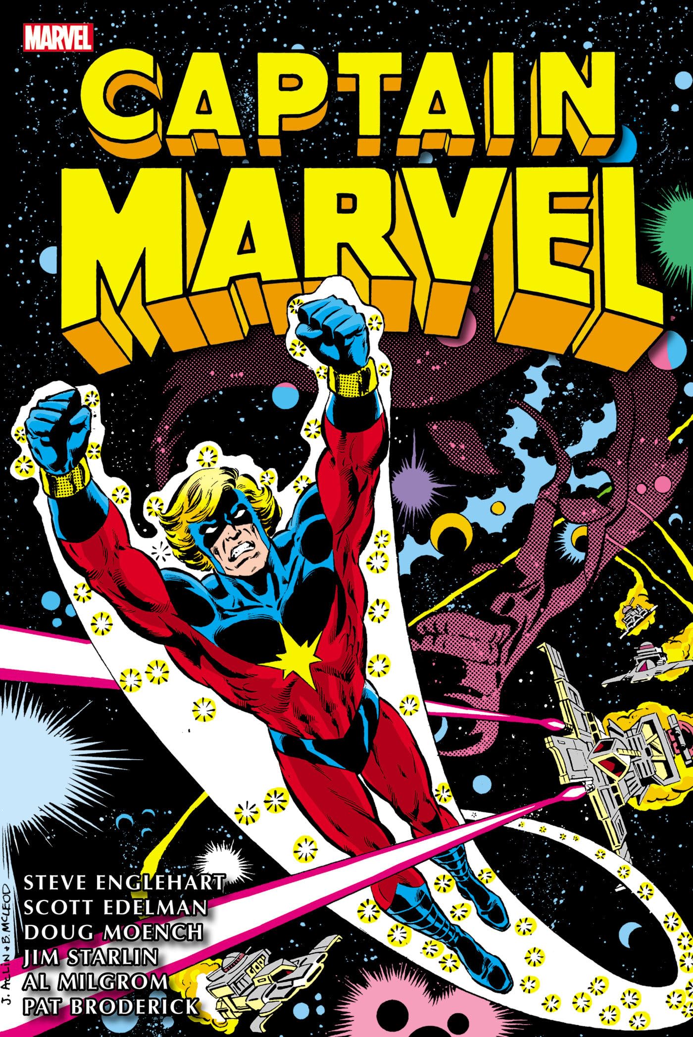 jaquette album Death of Captain Marvel Omnibus