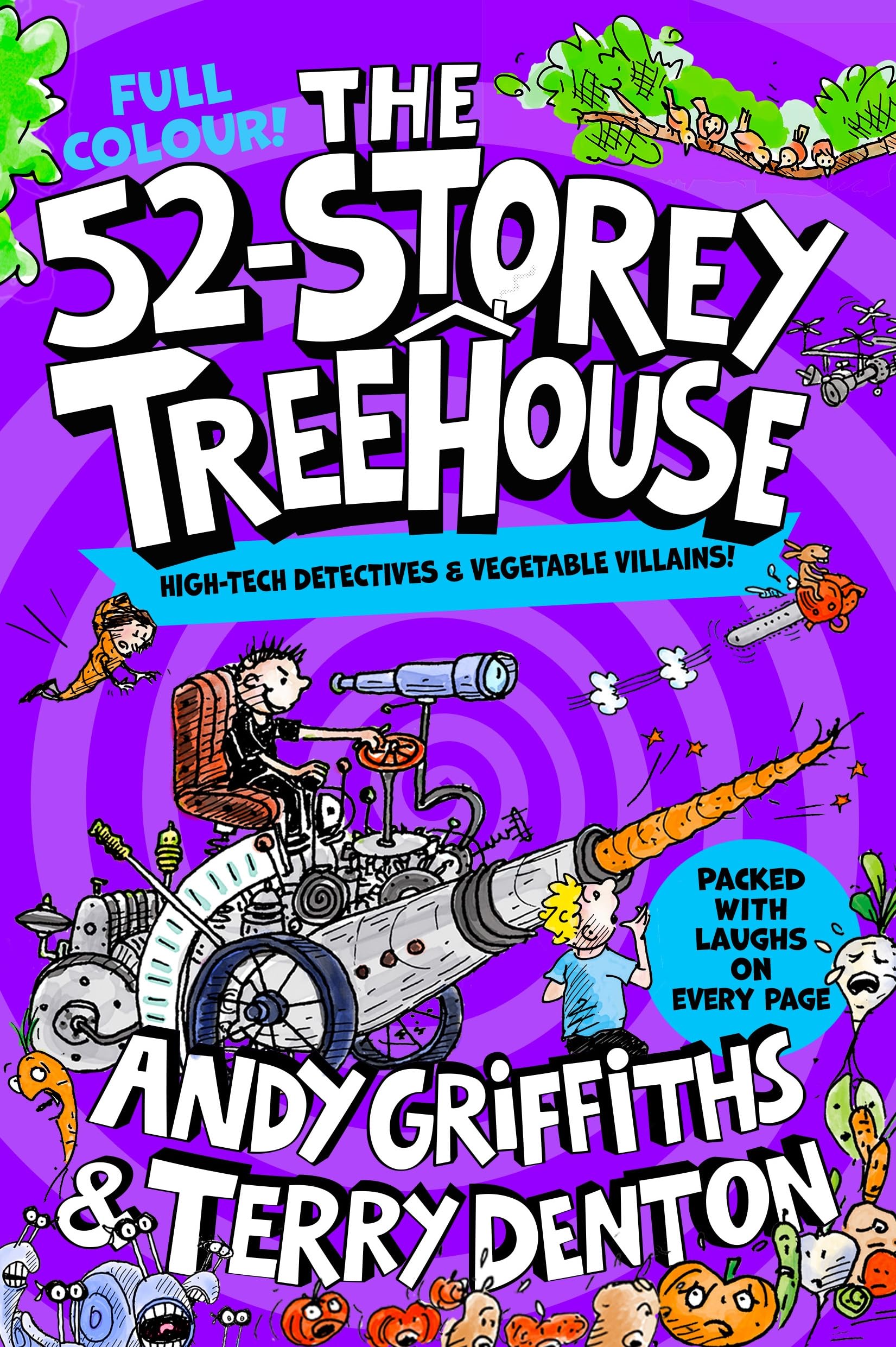 jaquette album The 52-Storey Treehouse: Colour Edition!