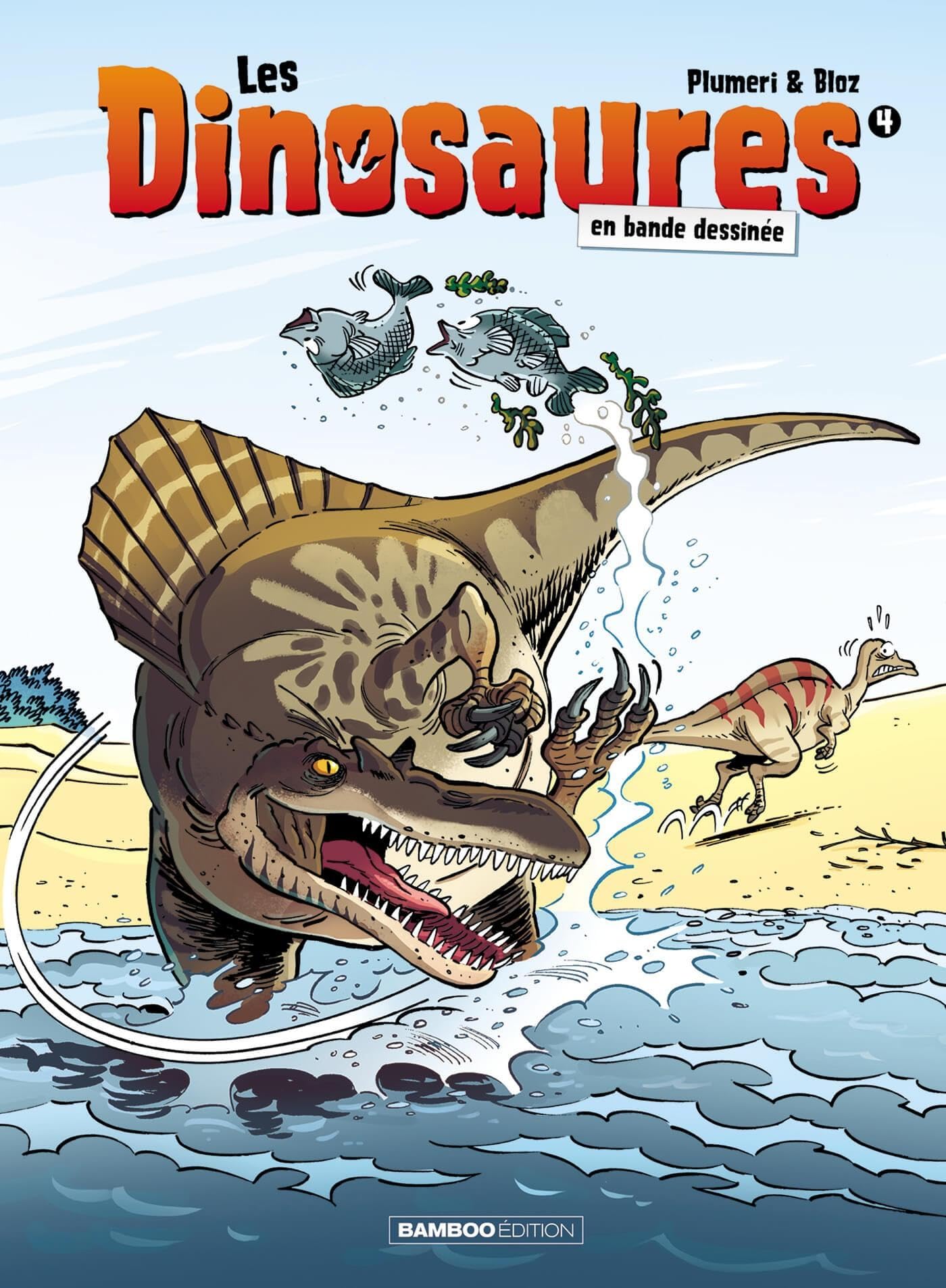 jaquette album Les Dinosaures en BD - tome 04 - top humour