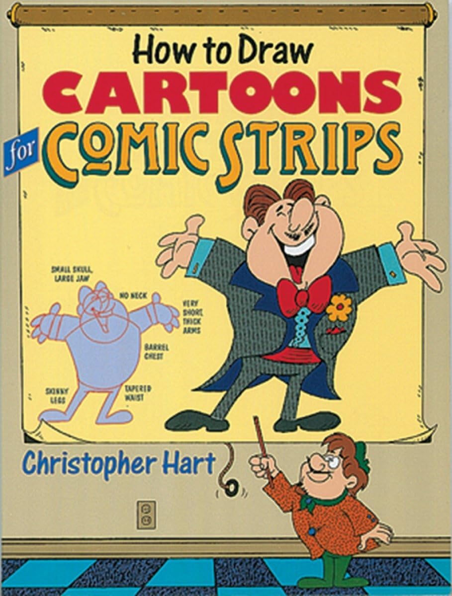 jaquette album How to Draw Cartoons for Comic Strips