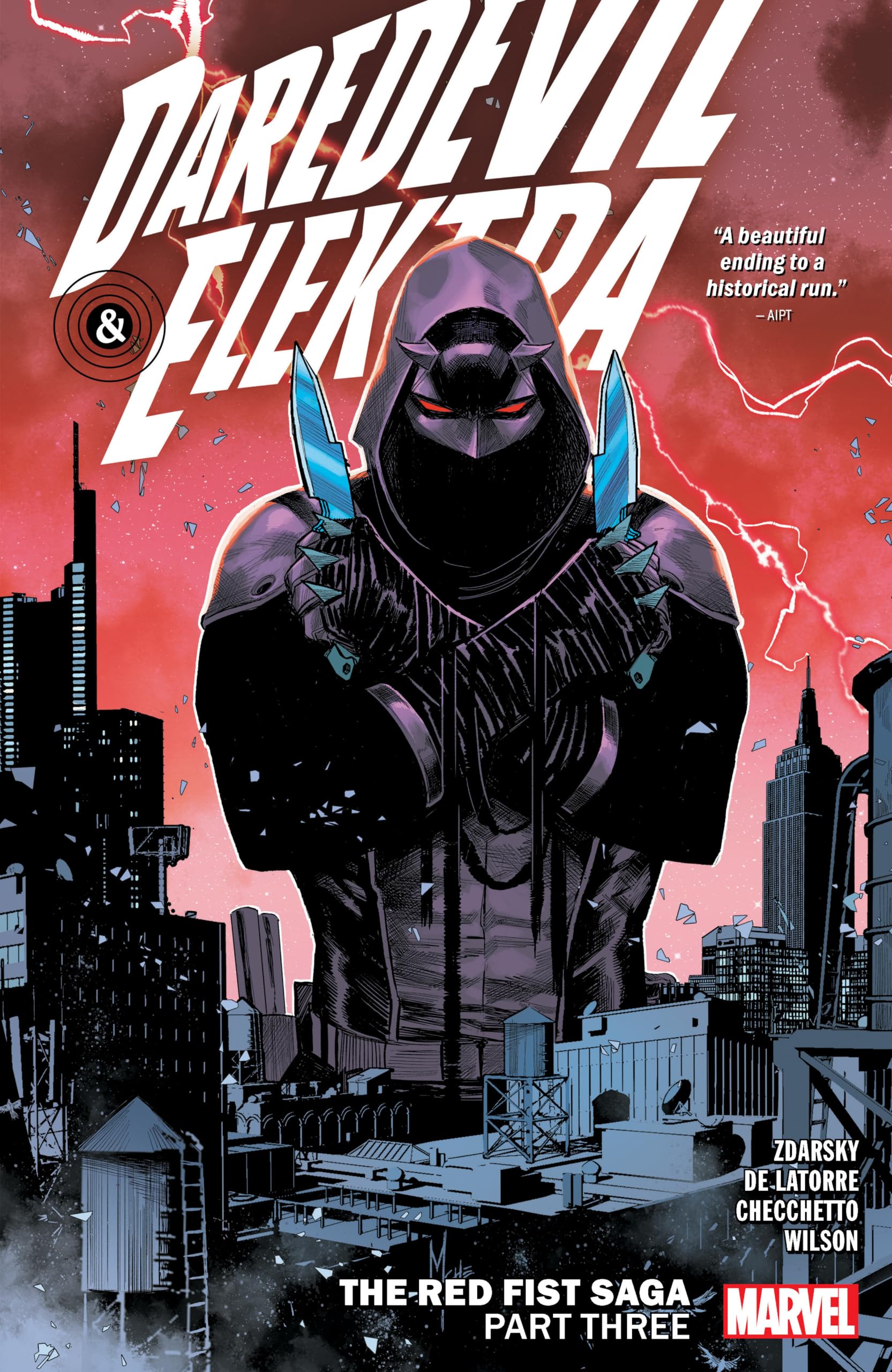 jaquette album DAREDEVIL & ELEKTRA BY CHIP ZDARSKY VOL. 3: THE RED FIST SAGA PART THREE
