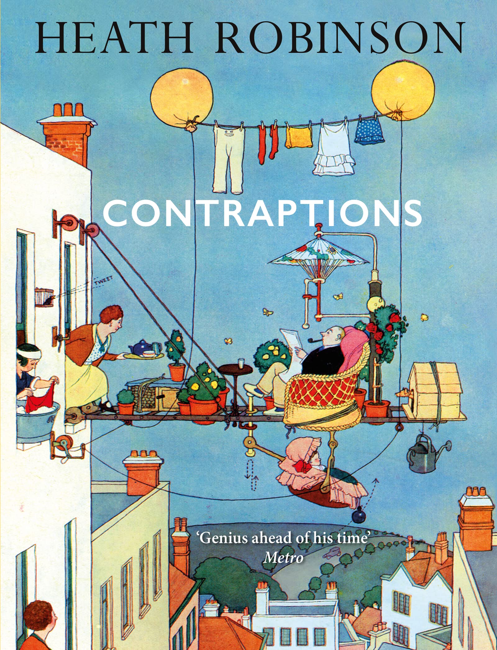 jaquette livre Contraptions: a timely new edition by a legend of inventive illustrations and cartoon wizardry