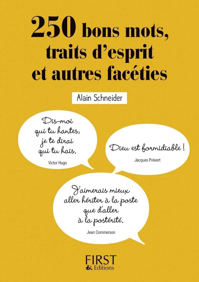 jaquette album Petit Livre - 250 bons mots, traits d'esprit et autres facéties