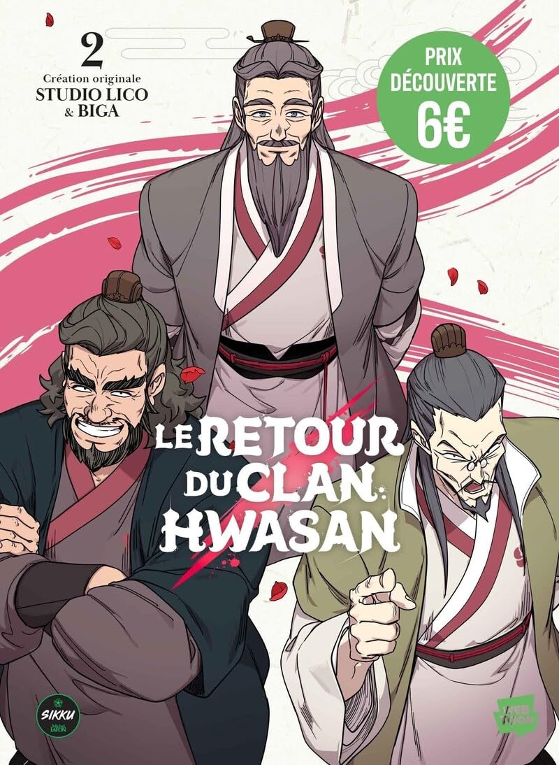 jaquette album Le retour du Clan Hwasan - Tome 2 - Prix découverte: Offre exceptionnelle : le tome 2 du webtoon à 6€ (2)