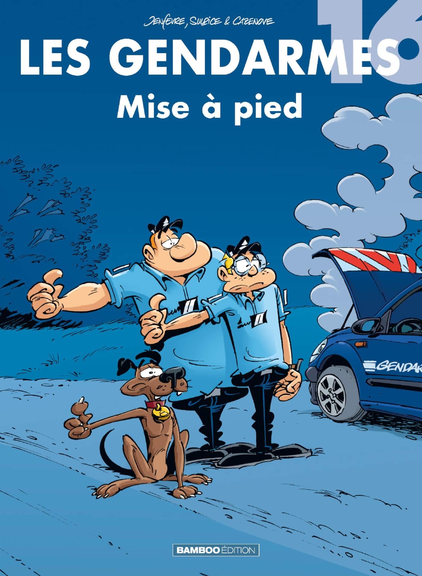 jaquette album Les Gendarmes - tome 16 - top humour: Mise à pied