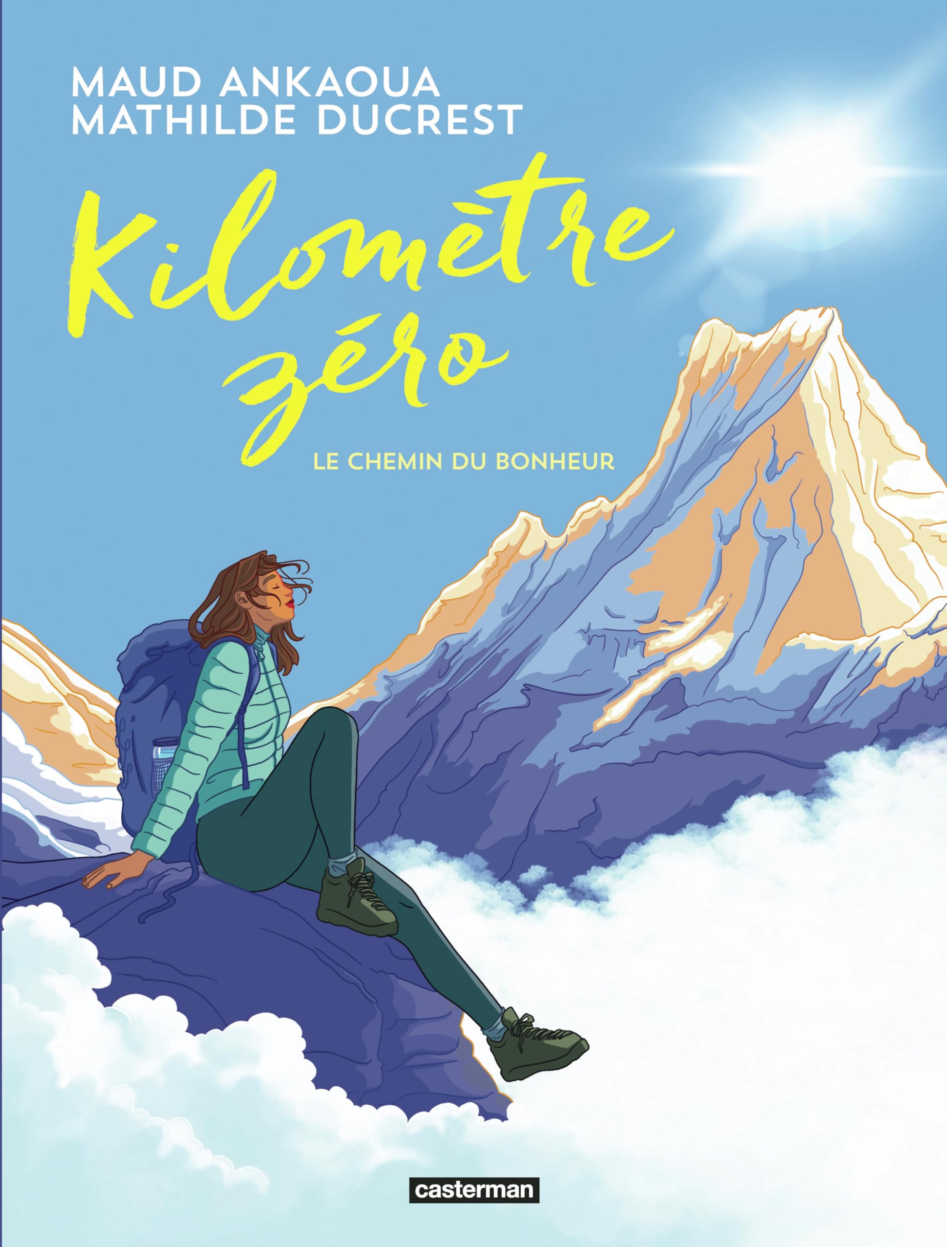 jaquette album Kilomètre zéro : Le chemin du bonheur: La bande dessinée adaptée du roman de Maud Ankaoua
