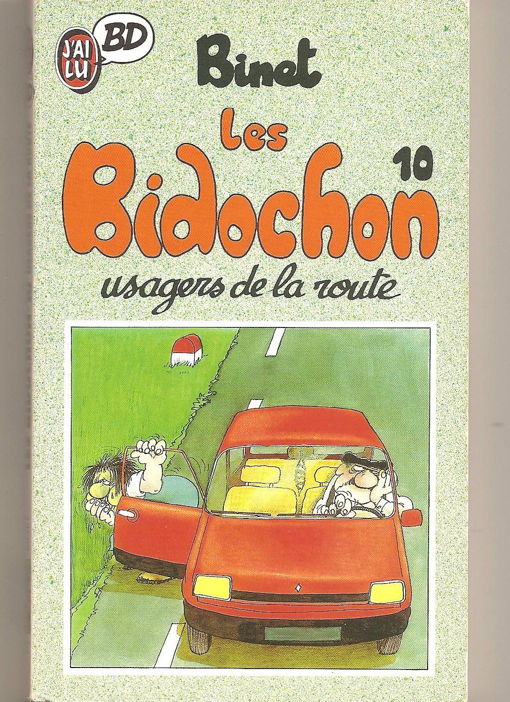 jaquette album Les Bidochon, tome 10. Usagers de la route